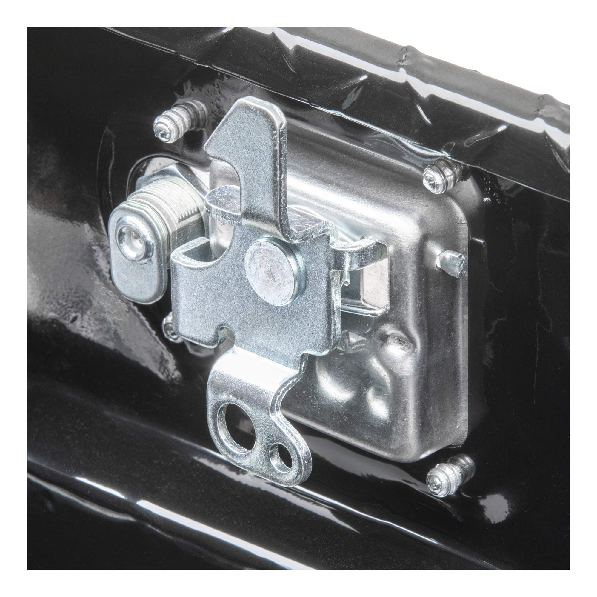 UWS 32-Inch Gloss Black Heavy-Wall Aluminum ATV Storage Box, EC20012 RigidCore Lid