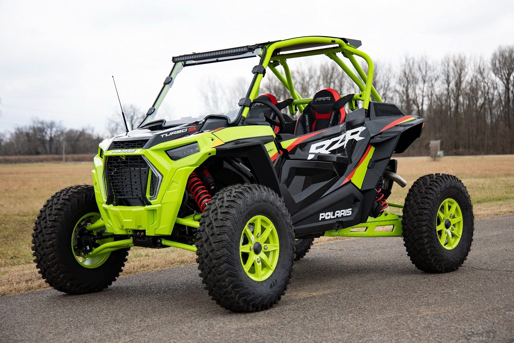 30" Rough Country Curved Black Series LED Kit for 19-22 RZR XP Turbo S - 93111