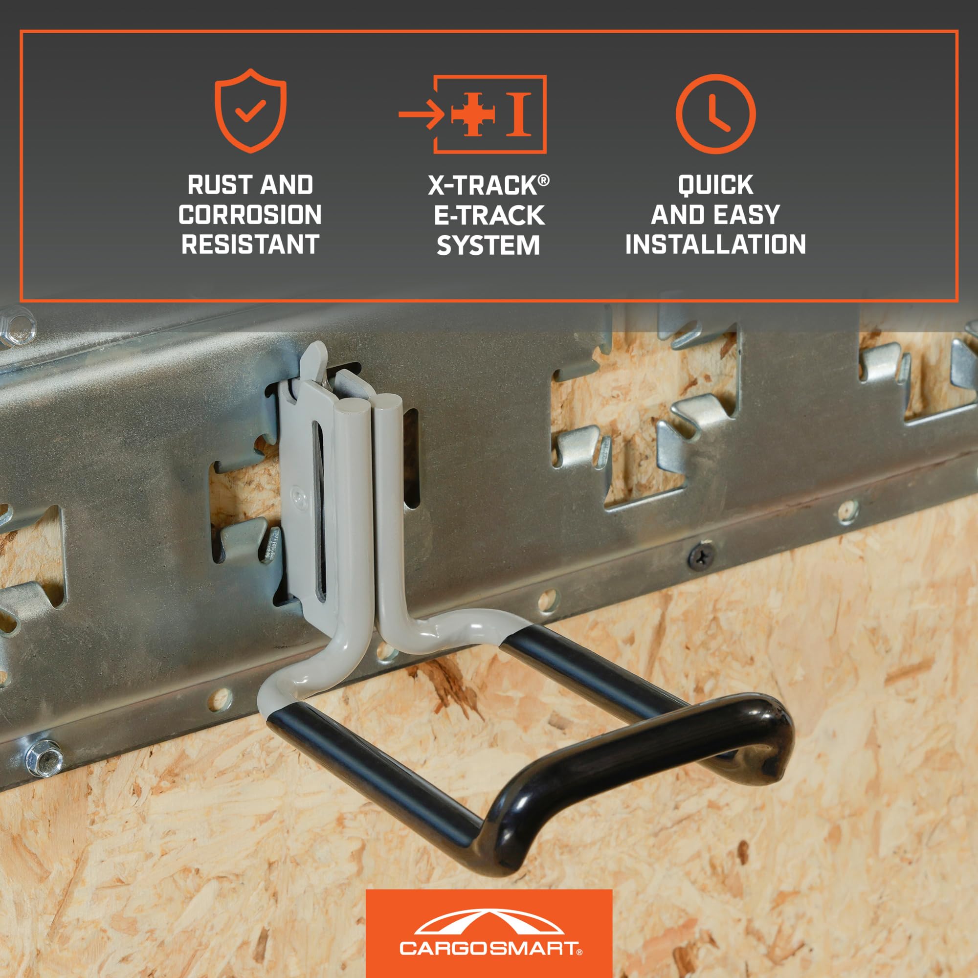 Dual Arm Premium Coated Flat Hook 1 Pk