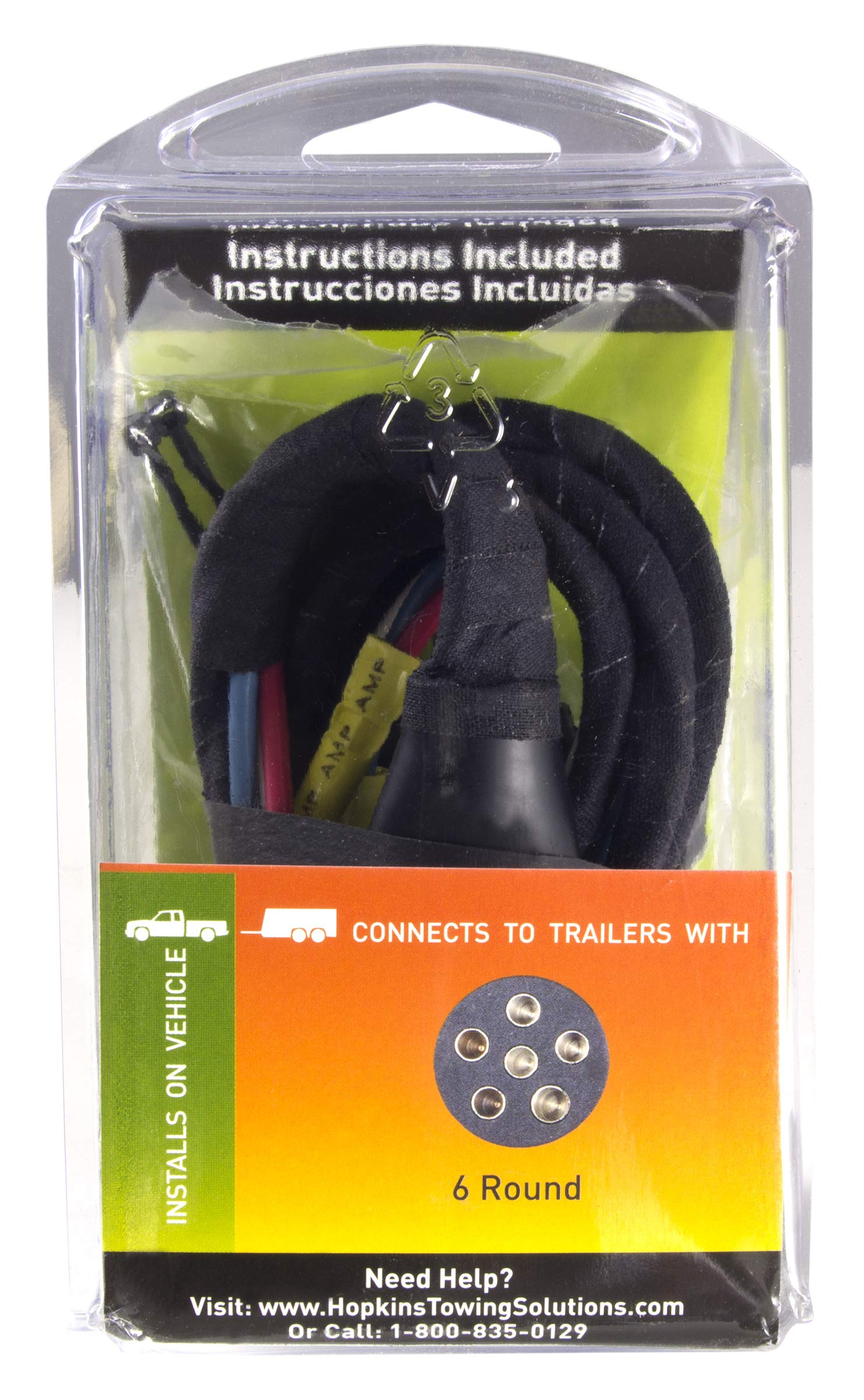 4 Wire Flat Adapter Hopkins Towing Solutions 47155
