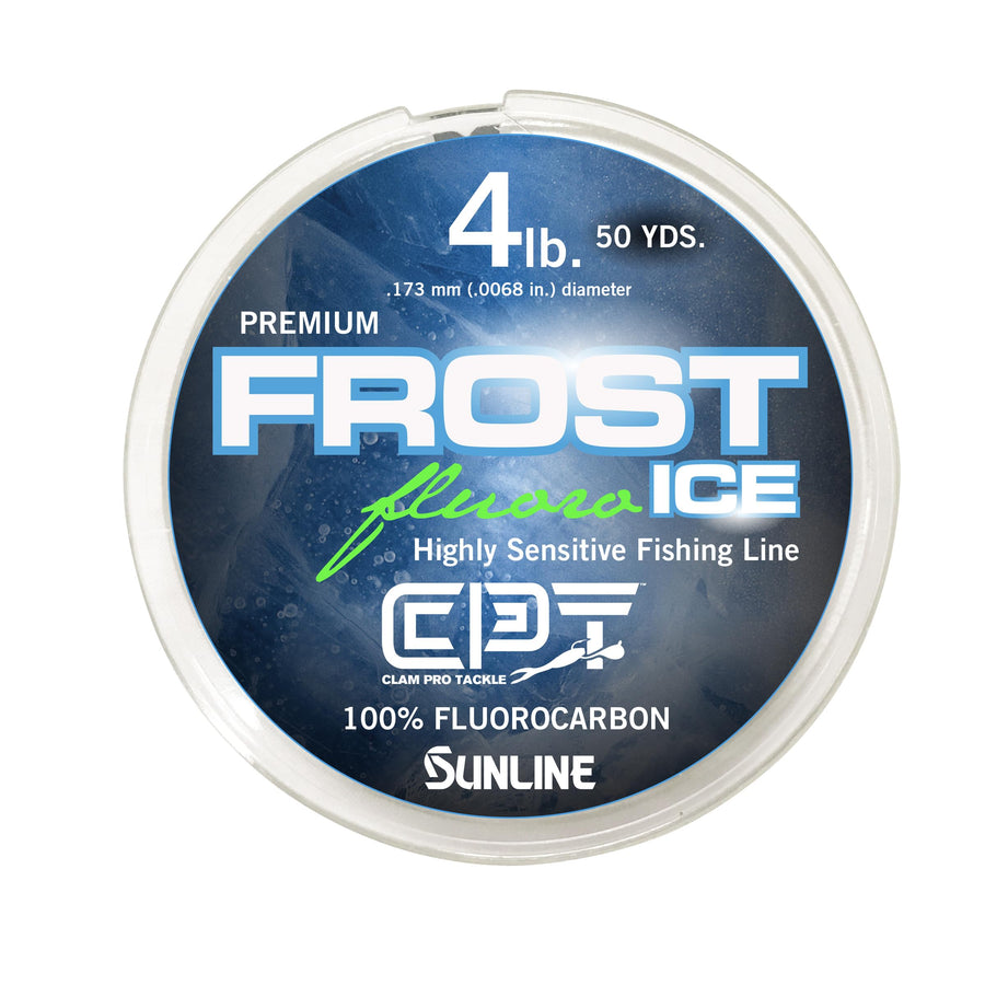 CPT Frost Line Fluorocarbon Clam Pro Tackle - 8lb - Clear - 50 Yard