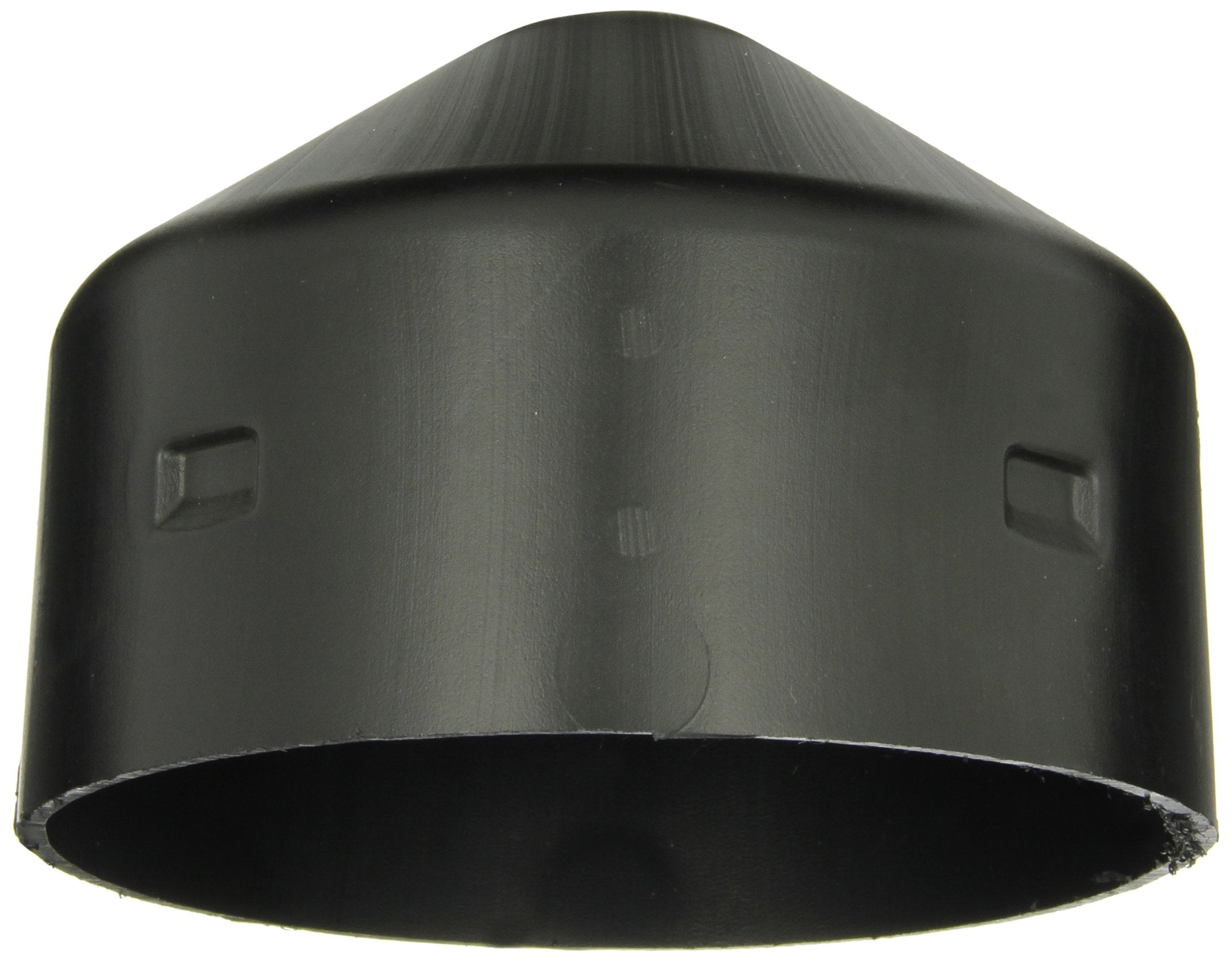 Bollard Post Cap Eagle 1758, Round, 5" Size, 5-27/32" Diameter, Black