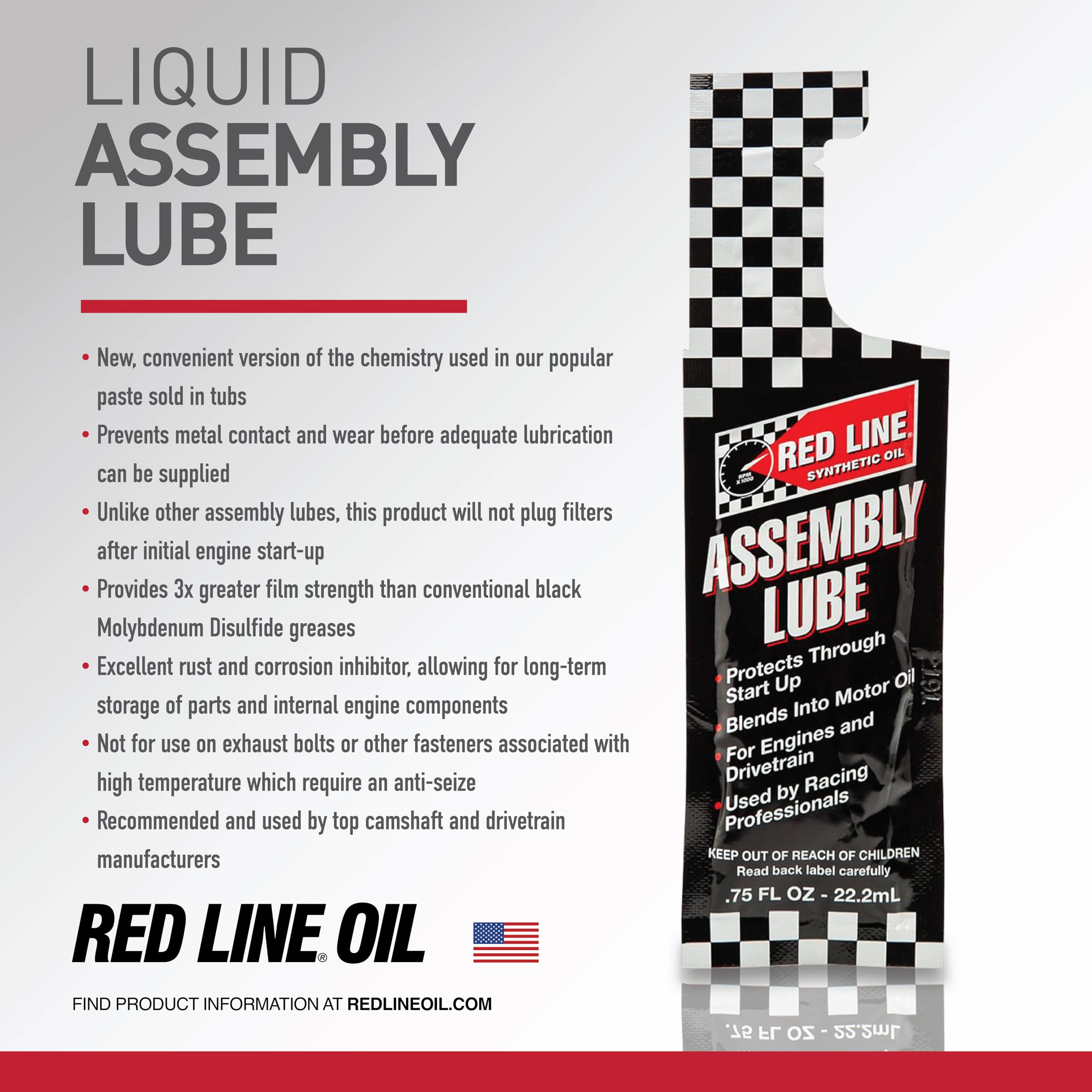 80326 Red Line Assembly Lube - 0.75 Ounce