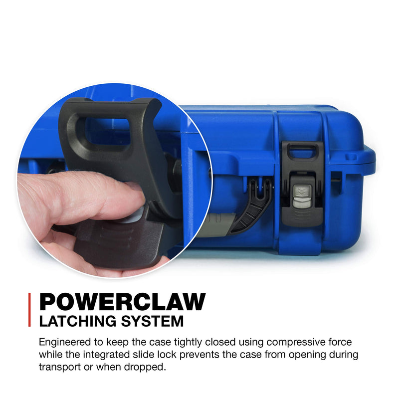 Waterproof Nanuk 920 Hard Case with Custom Foam Insert for Sony A7R Size Camera - Blue (920-ESON8)