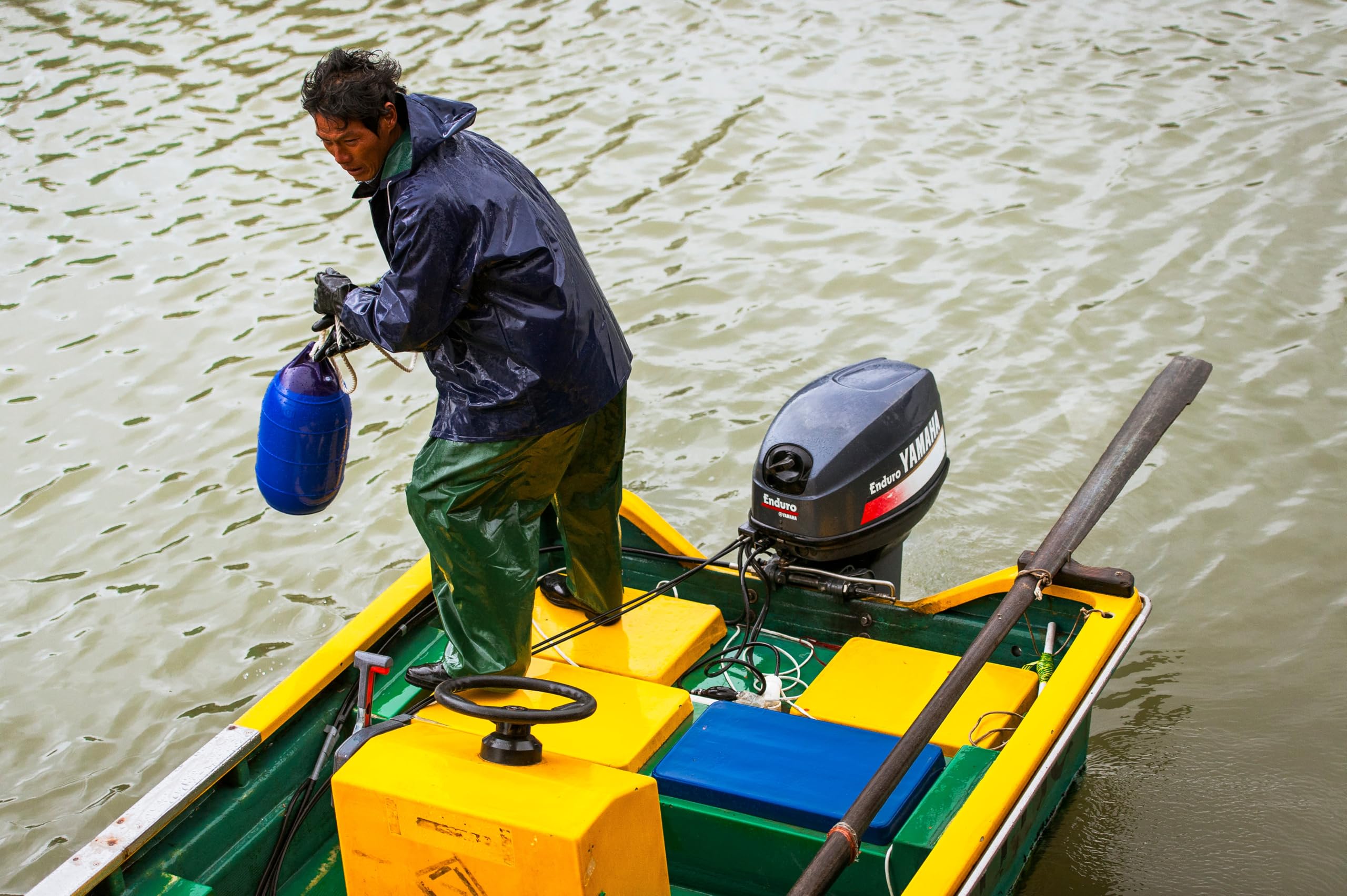 Polyform Low Drag Buoy LD-3 Standard Blue Ropehold - Forest Green Series