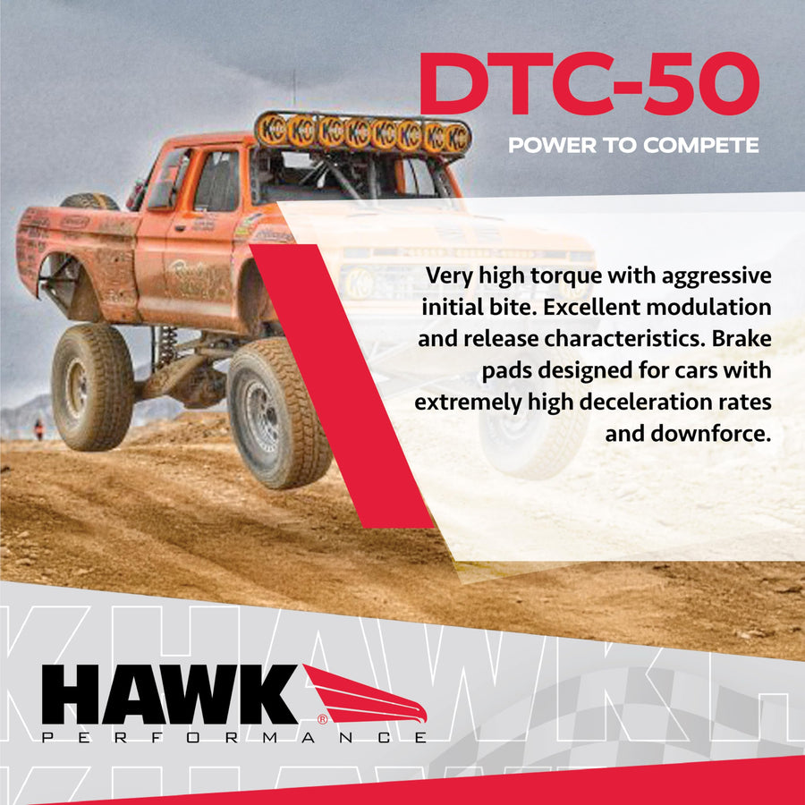 Hawk Performance DTC-50 HB102V.625 Motorsport Brake Pads