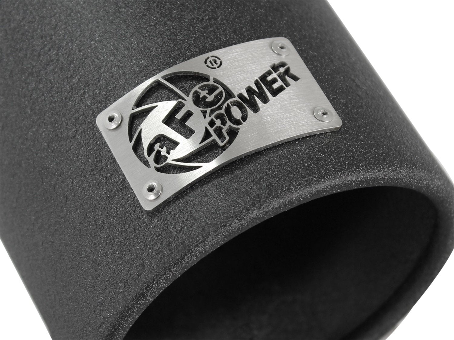Exhaust Tip aFe Power 49-92043-B (3In x 4Out x 12L in Bolt-On (Blk))