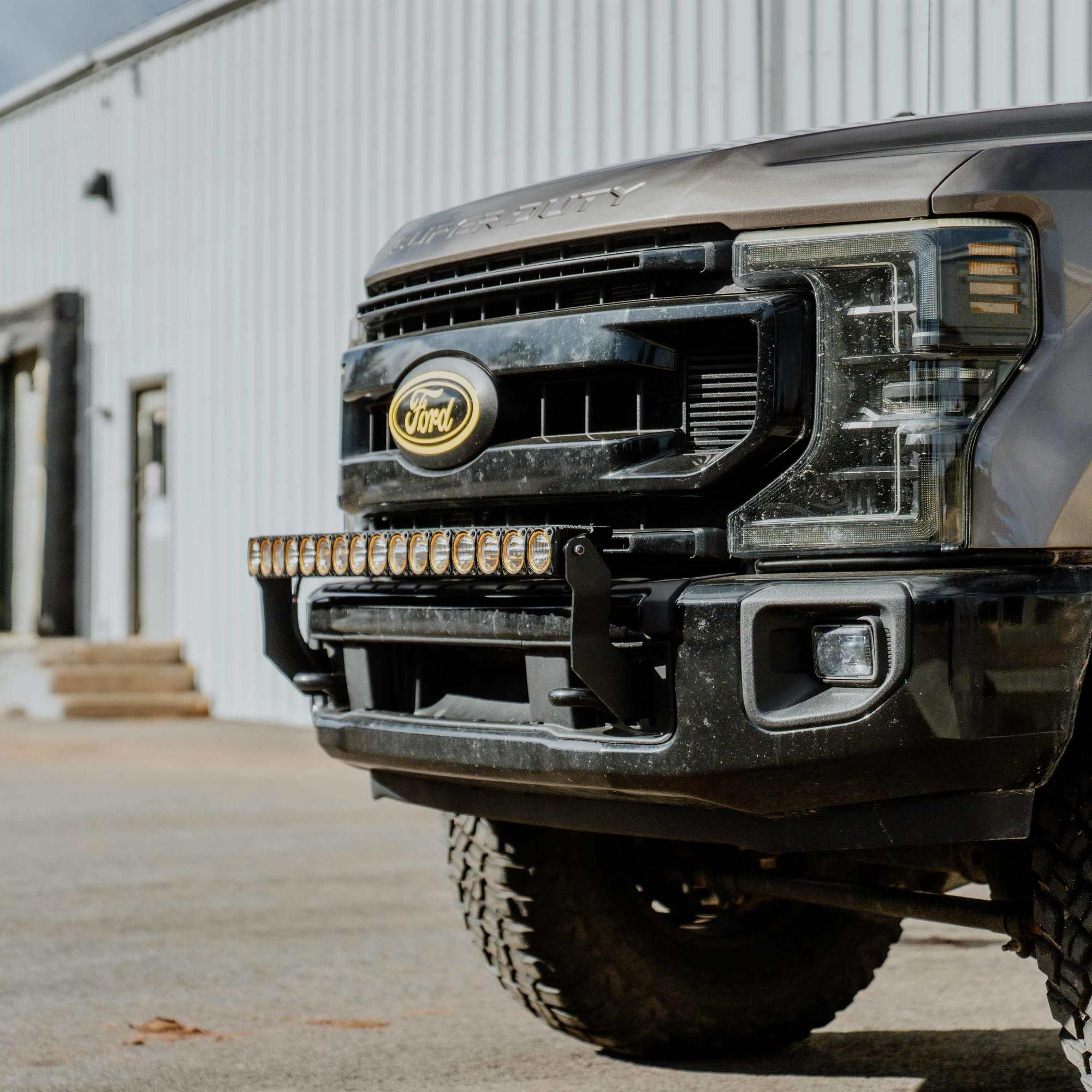 Light Bar Mount KC Hilites for 40" Flex ERA® LED Light Bar - Front Bumper - GEN3 2011-2016 Ford Super Duty