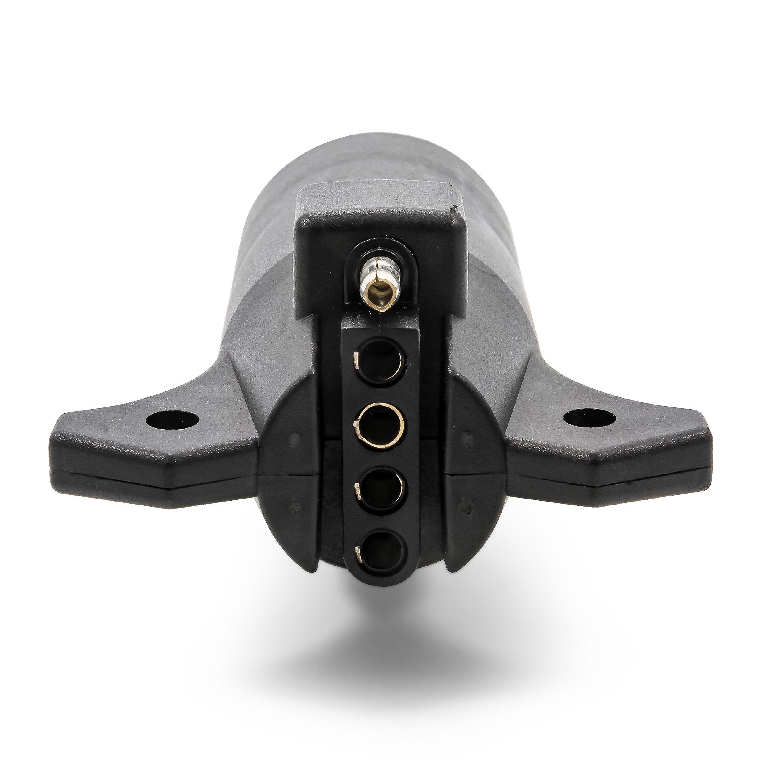 7-to-5 Way Connector Camco | Designed to Connect 5-Way Trailer Plug to 7-Way Receptacle | Features Corrosion-Resistant Housing (50021)
