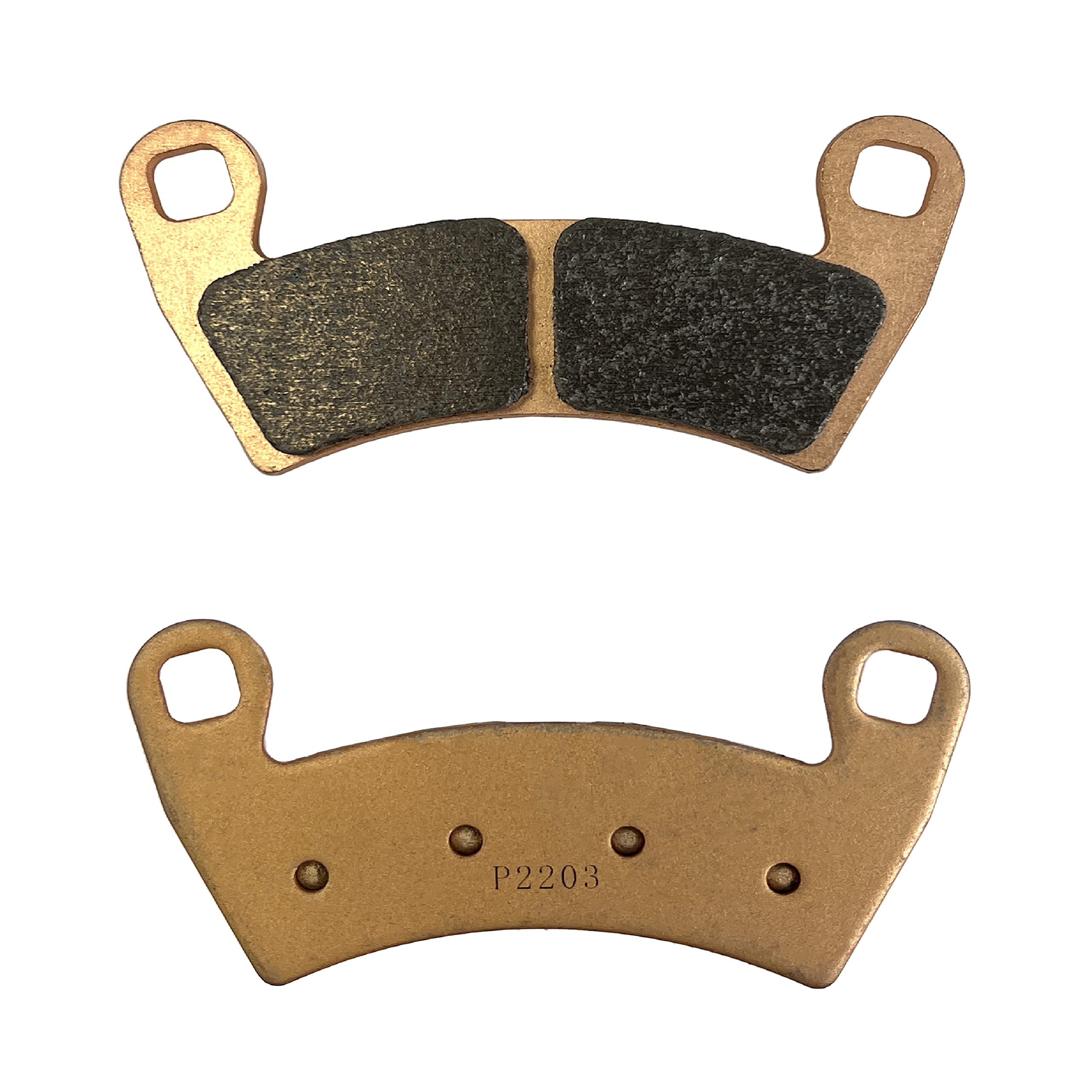 Demon Powersports Front Left/Right, Rear Left/Right Brake Pads Sintered for Polaris RZR/Ranger/General/ACE/Sportsman, Metallic Material For Better Grip (See Fitment Details in Description)