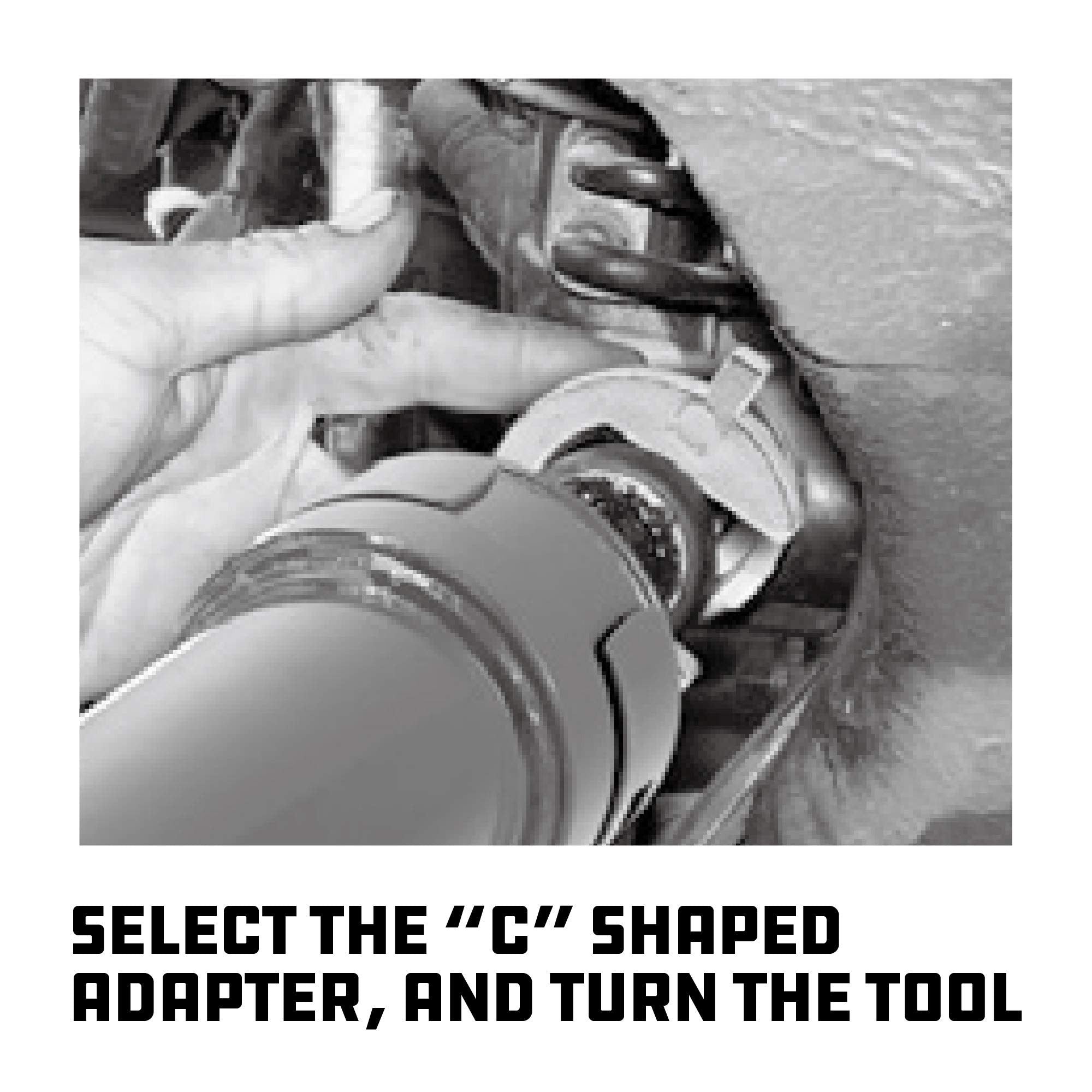 Powerbuilt Master Tie Rod Inner Removal Tool Kit, 13 Pieces, Steering and Suspension, Adapter and Extension Wrench, Storage Case - 647785