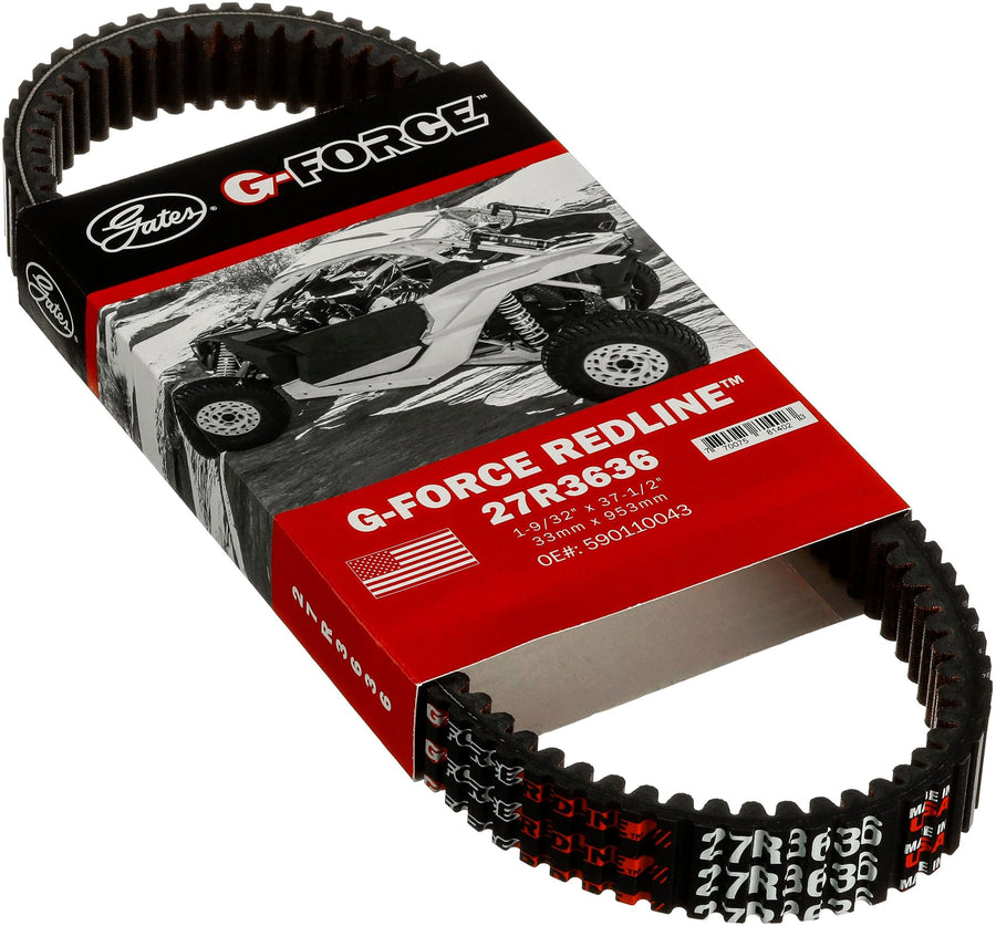 G-Force Gates 27R3636 RedLine Continuously Variable Transmission (CVT) Belt