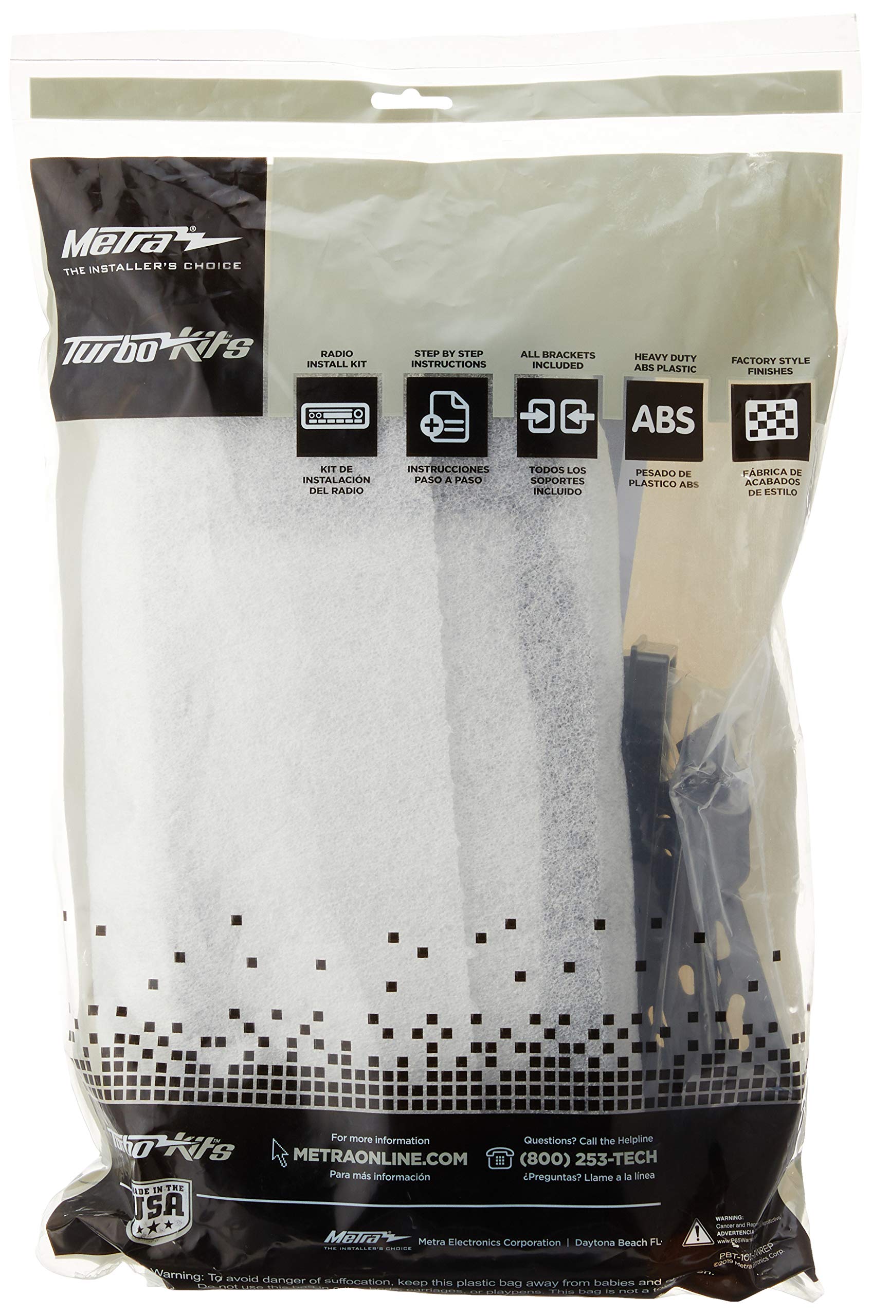 Metra Single DIN Dash Kit 99-7016GHG for Select 2014 Mitsubishi Mirage Vehicles (Charcoal)