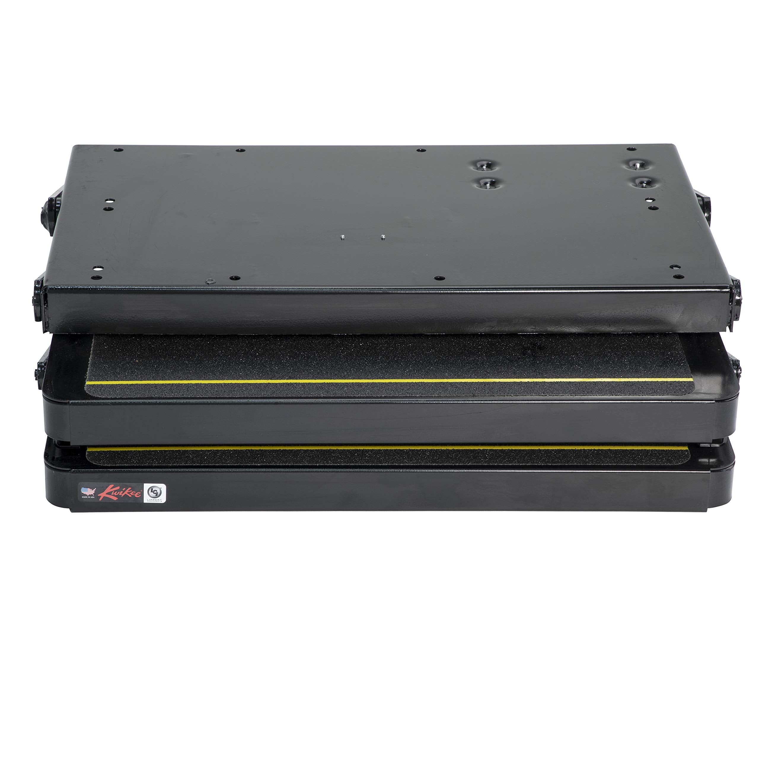 40 Series Kwikee Electric Step Assembly with Standard Drive Operation and Power Switch Kit for RVs and Travel Trailers