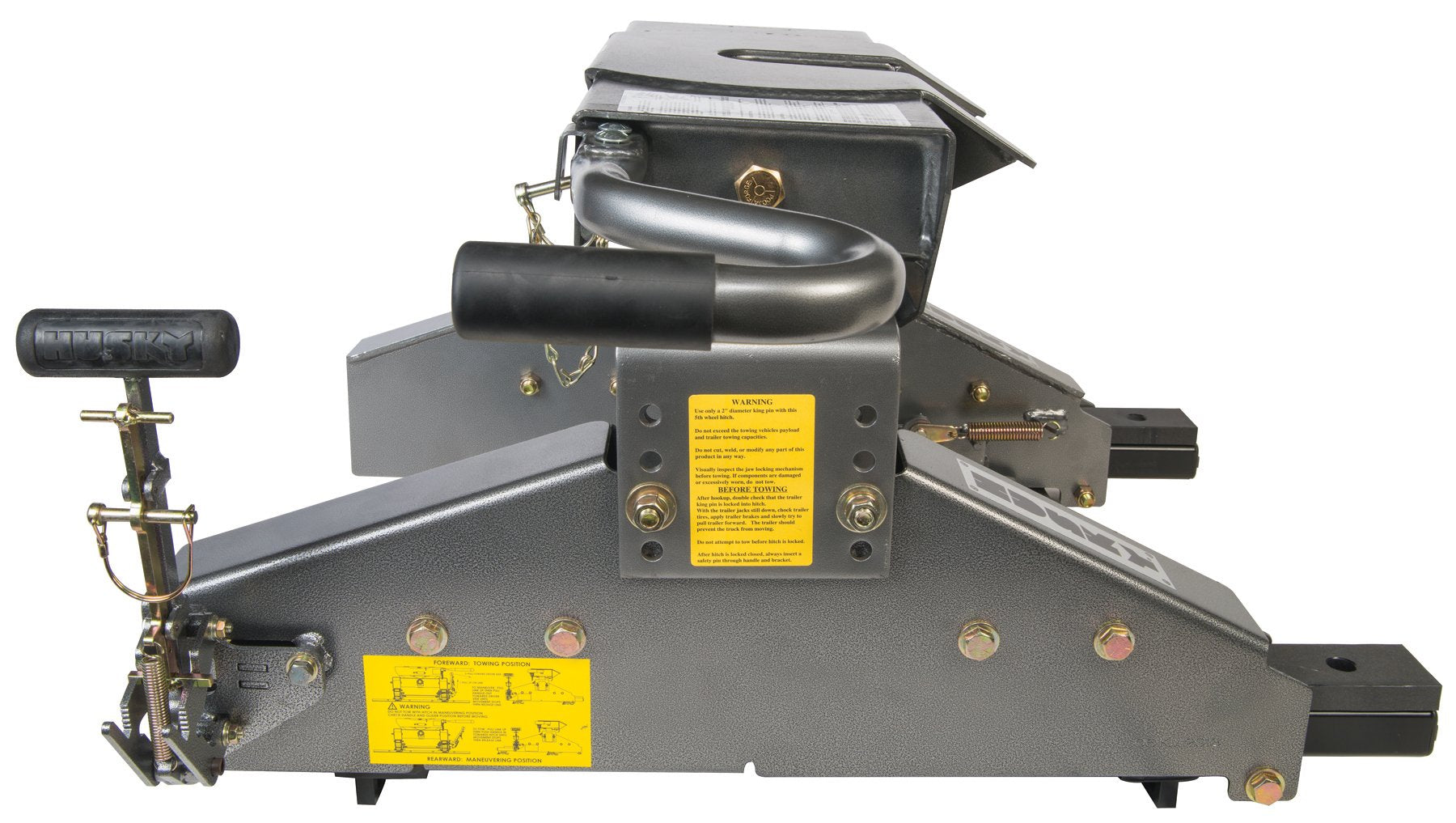Husky 31690 Wrap Around Jaw 5th Wheel Hitch with Glider, 26K-W 26,000 lb Capacity