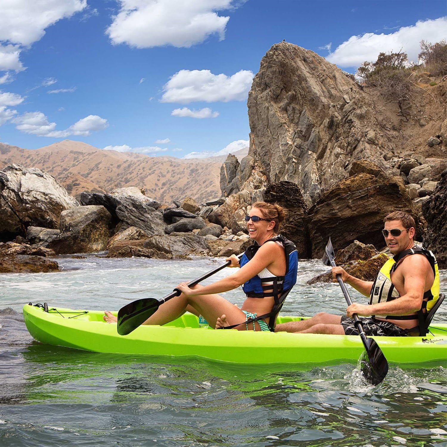 Kokanee Lifetime Sit-On-Top Kayak, Lime, 10'6"