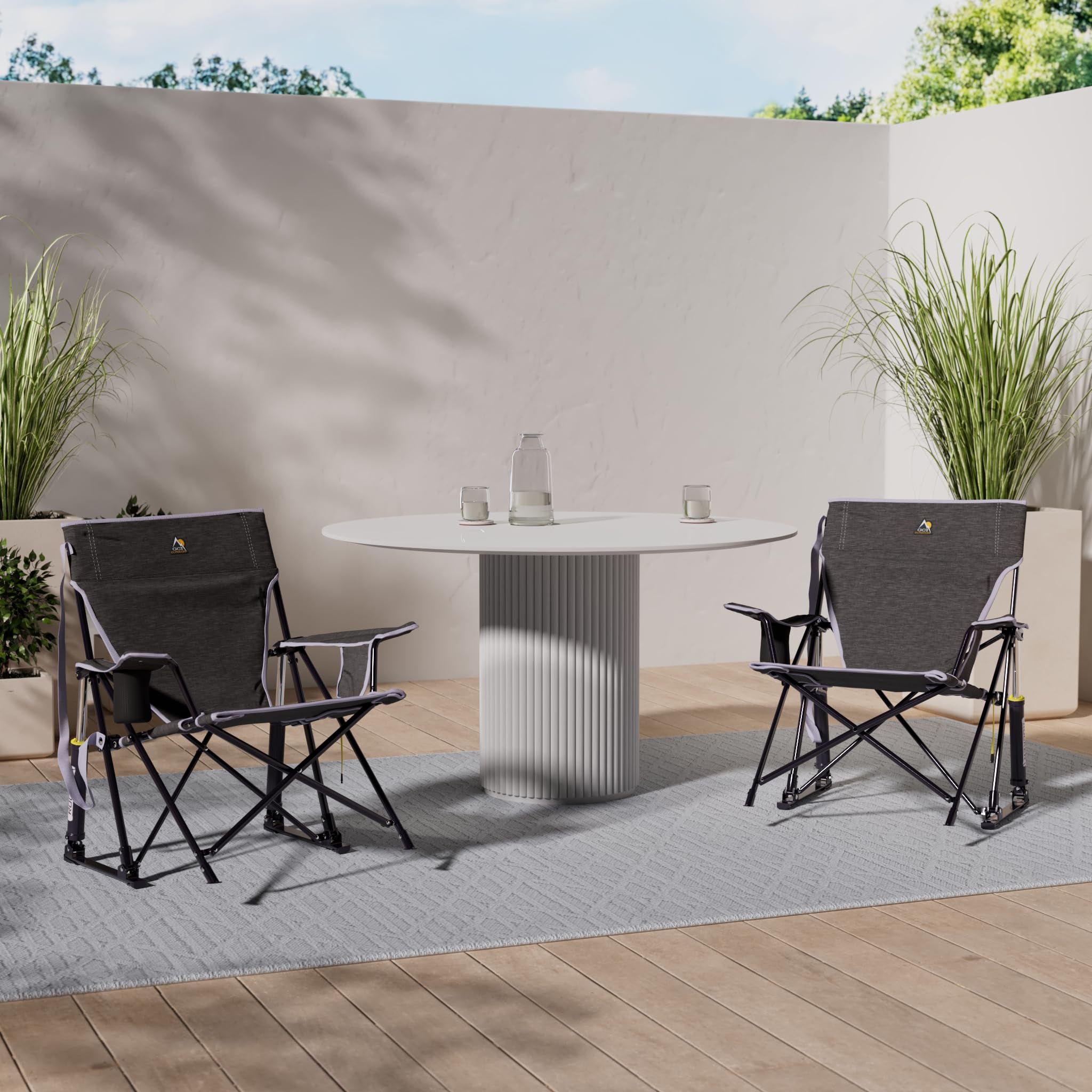 GCI Outdoor Rocking Chair Kickback with Beverage Holder