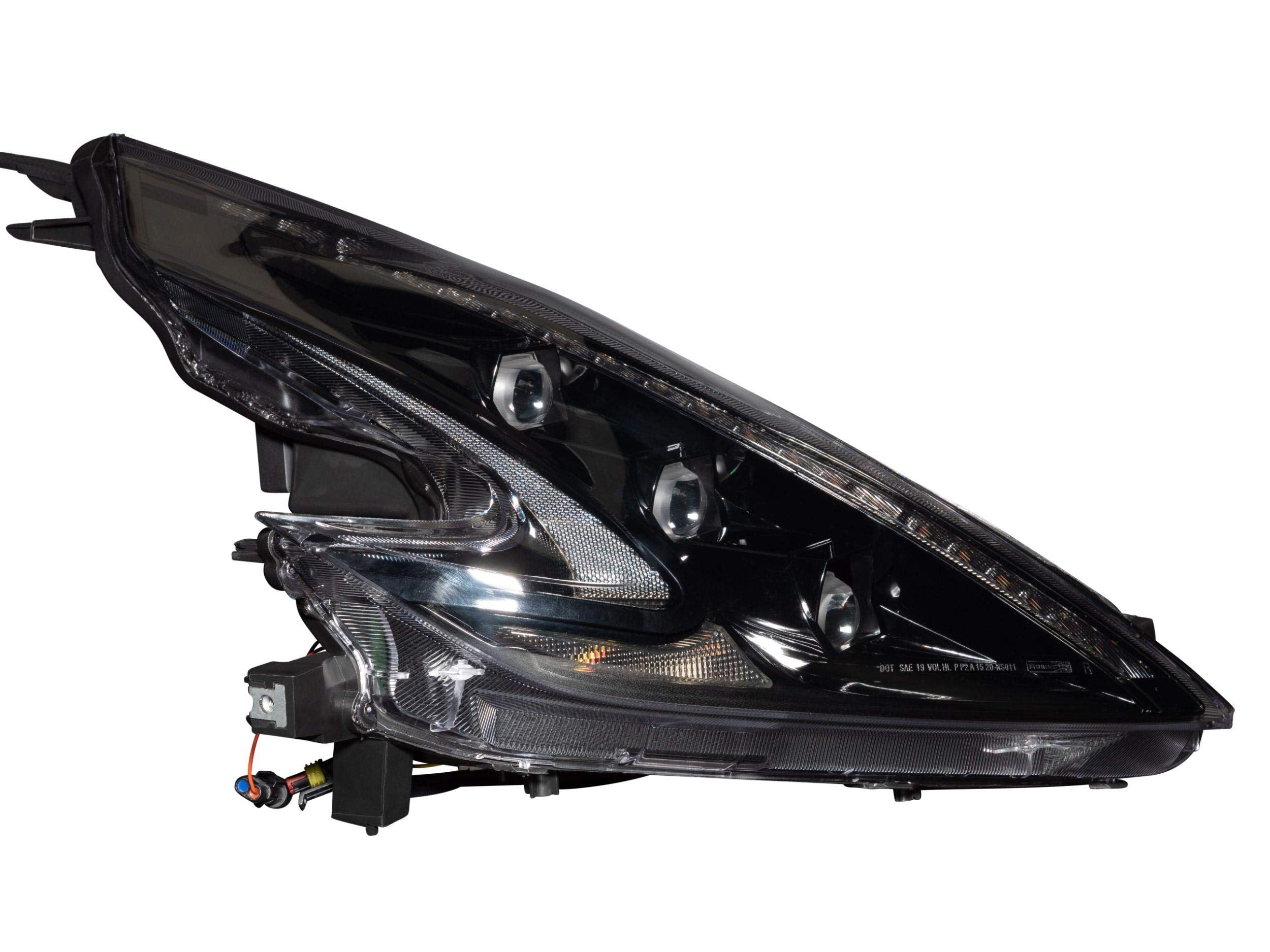 Morimoto LED XB Headlight (LHD), Fits 2008-2020 Nissan 370Z, Plug and Play Housing Upgrade, DOT Approved LED Assembly with Switchback Sequential Turn Signals & UV Coated Lens (1x LF474-ASM)