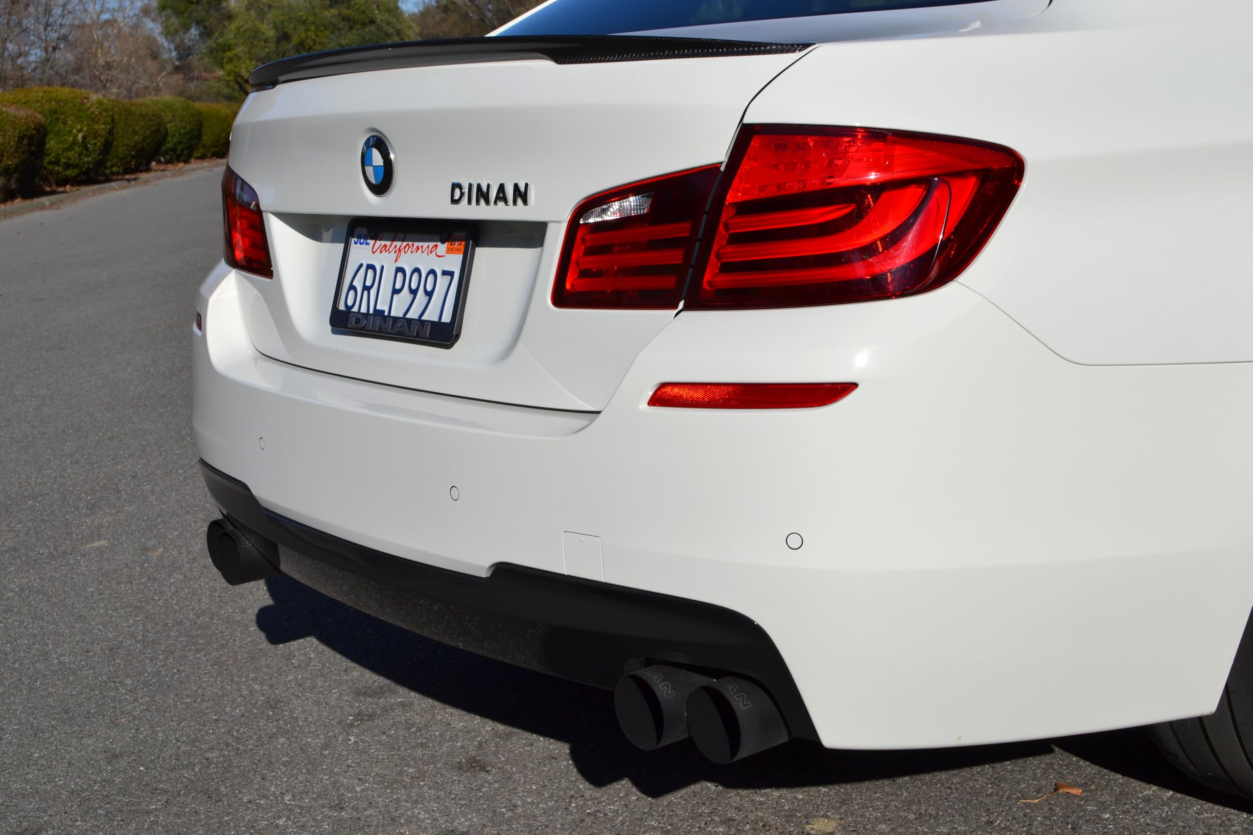 Dinan Free Flow D660-0036-BLK Axle-Back Exhaust - Compatible with 2011-2016 BMW 550i