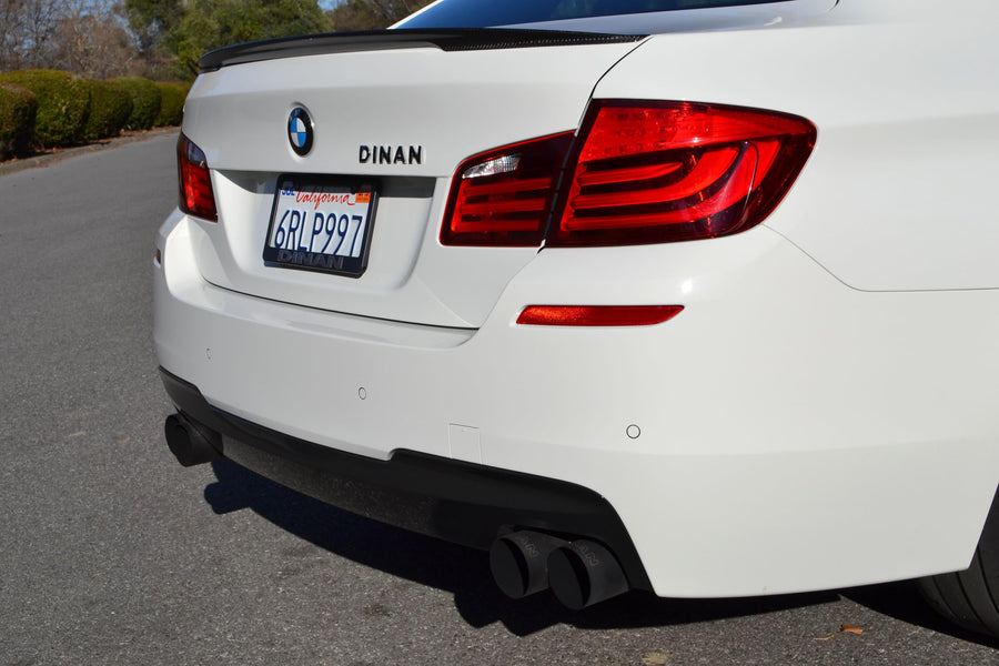 Dinan Free Flow D660-0036-BLK Axle-Back Exhaust - Compatible with 2011-2016 BMW 550i