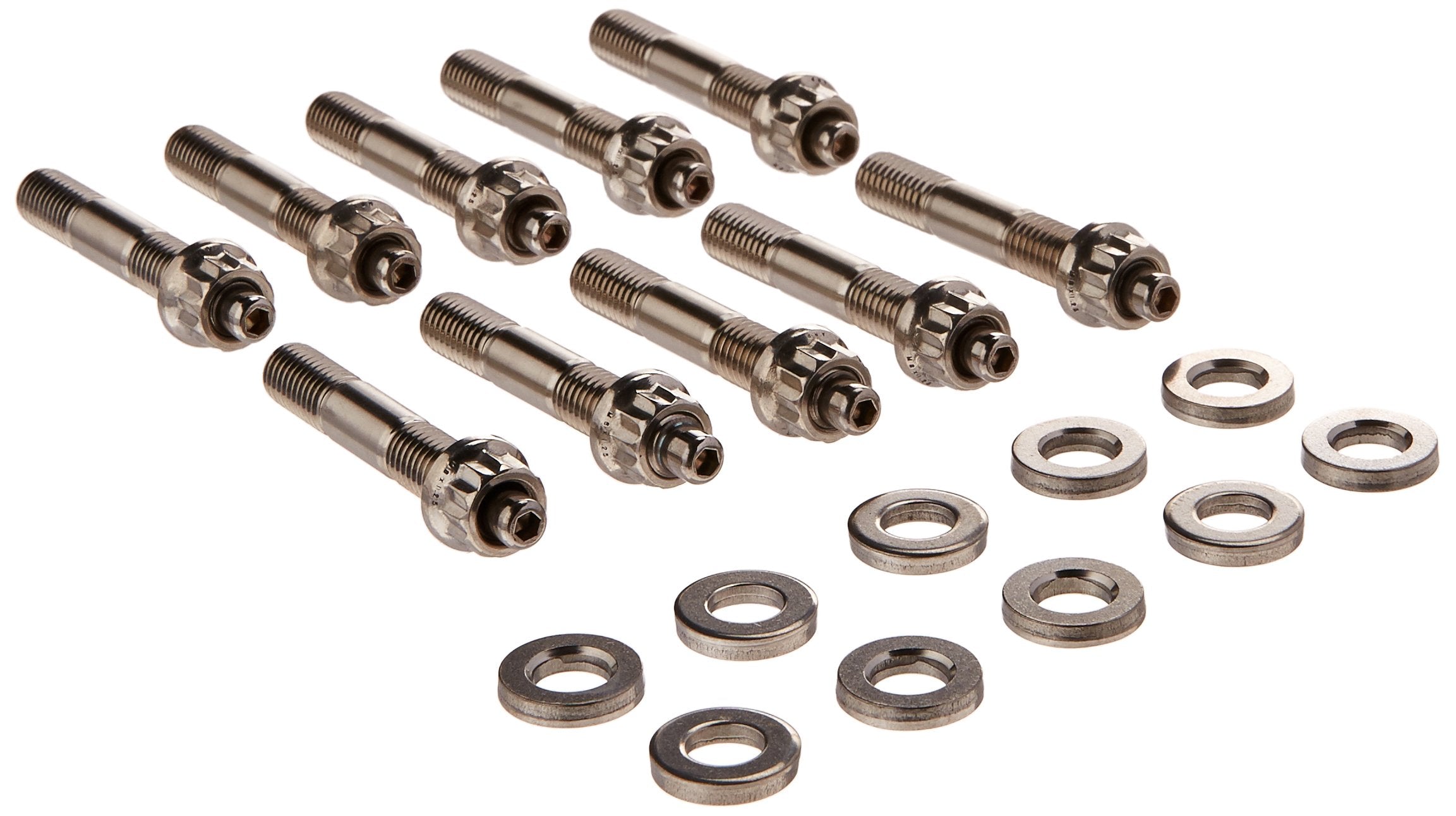 M8 x 1.25 x 57mm ARP 400-8025 Stainless Steel Stud Kit - 10 Piece