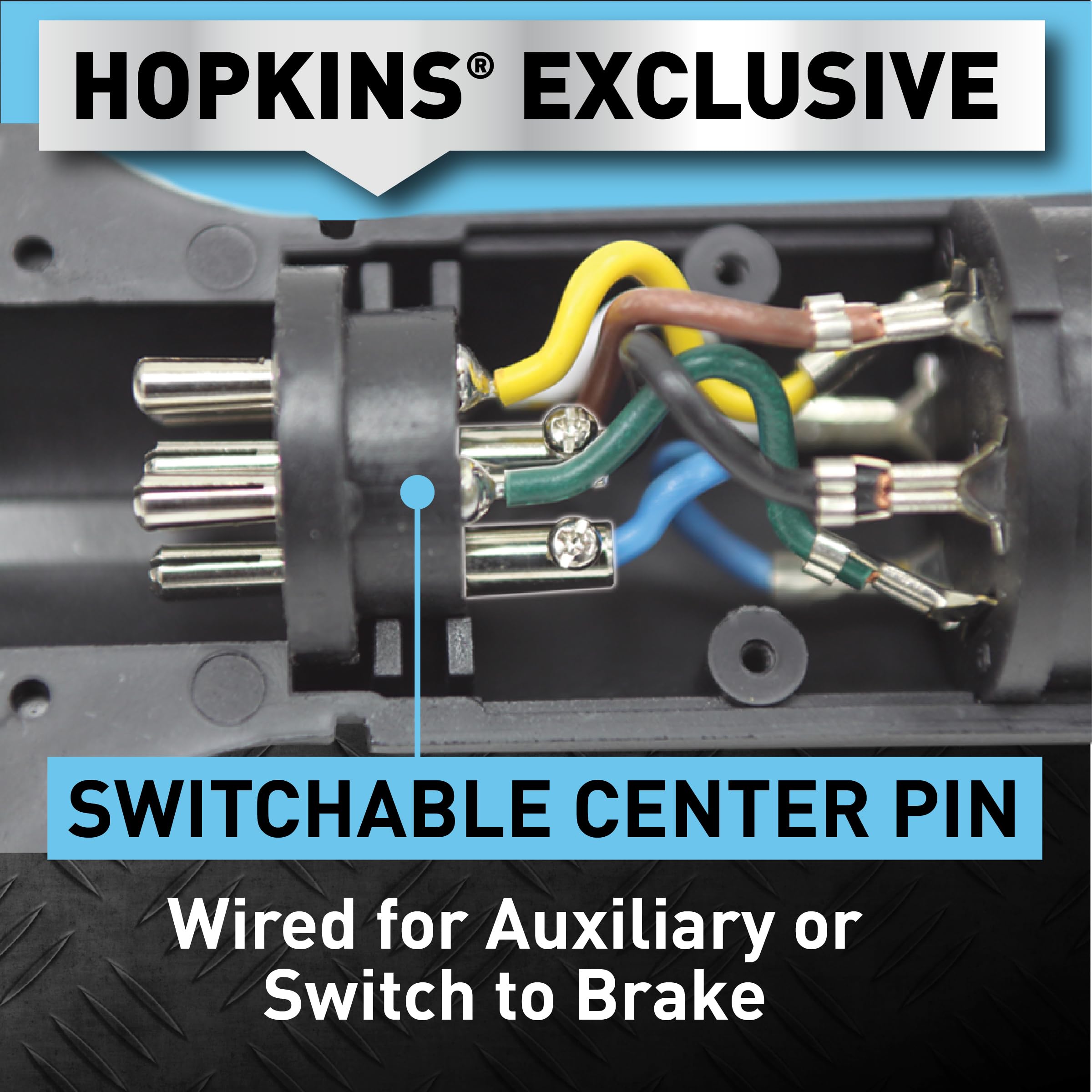 Round Hopkins Towing Solutions Adapter 47565