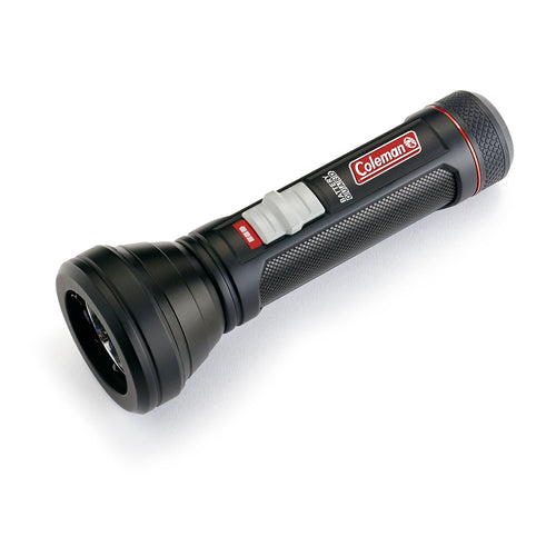 Black Coleman Battery Guard 300m LED Flashlight