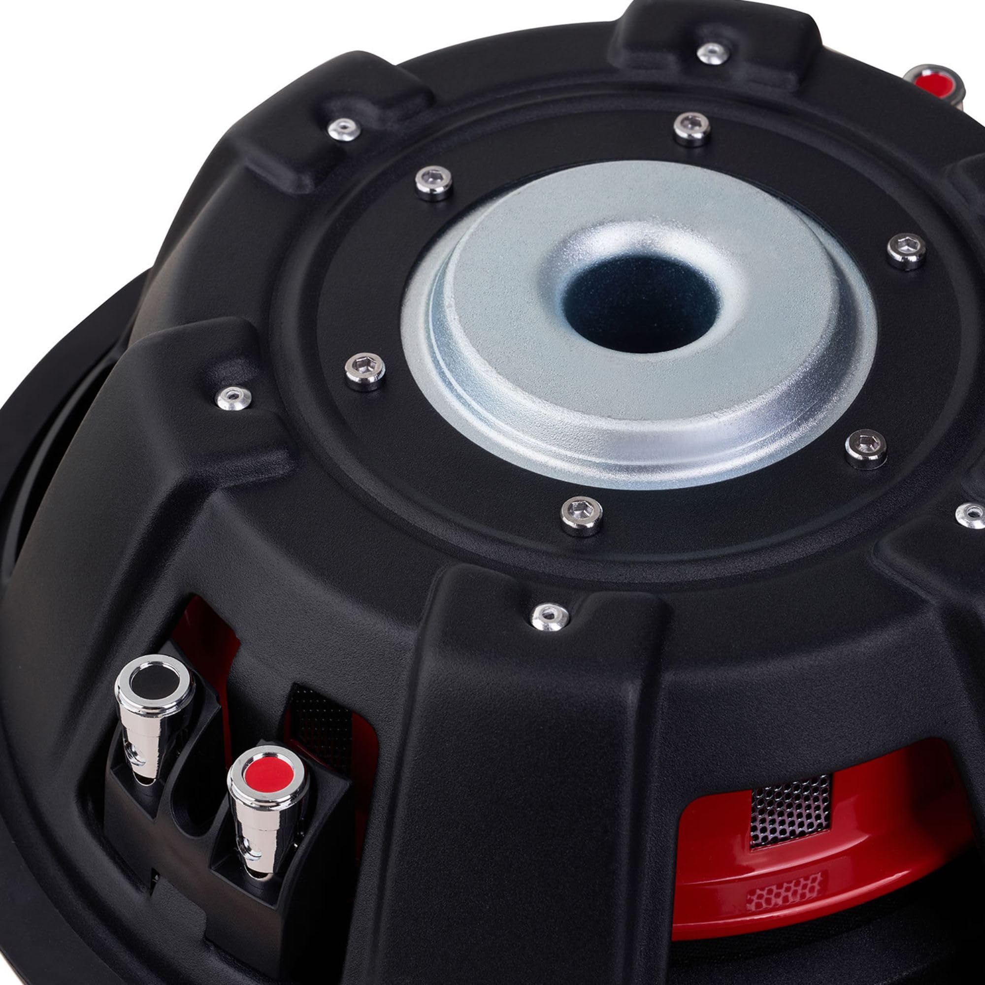 10" MB Quart Discus DVC 4 Ohm Wall Mount Shallow Subwoofer with 600W Peak Power, High-Temperature Vented Voice Coil for Superior Sound Quality