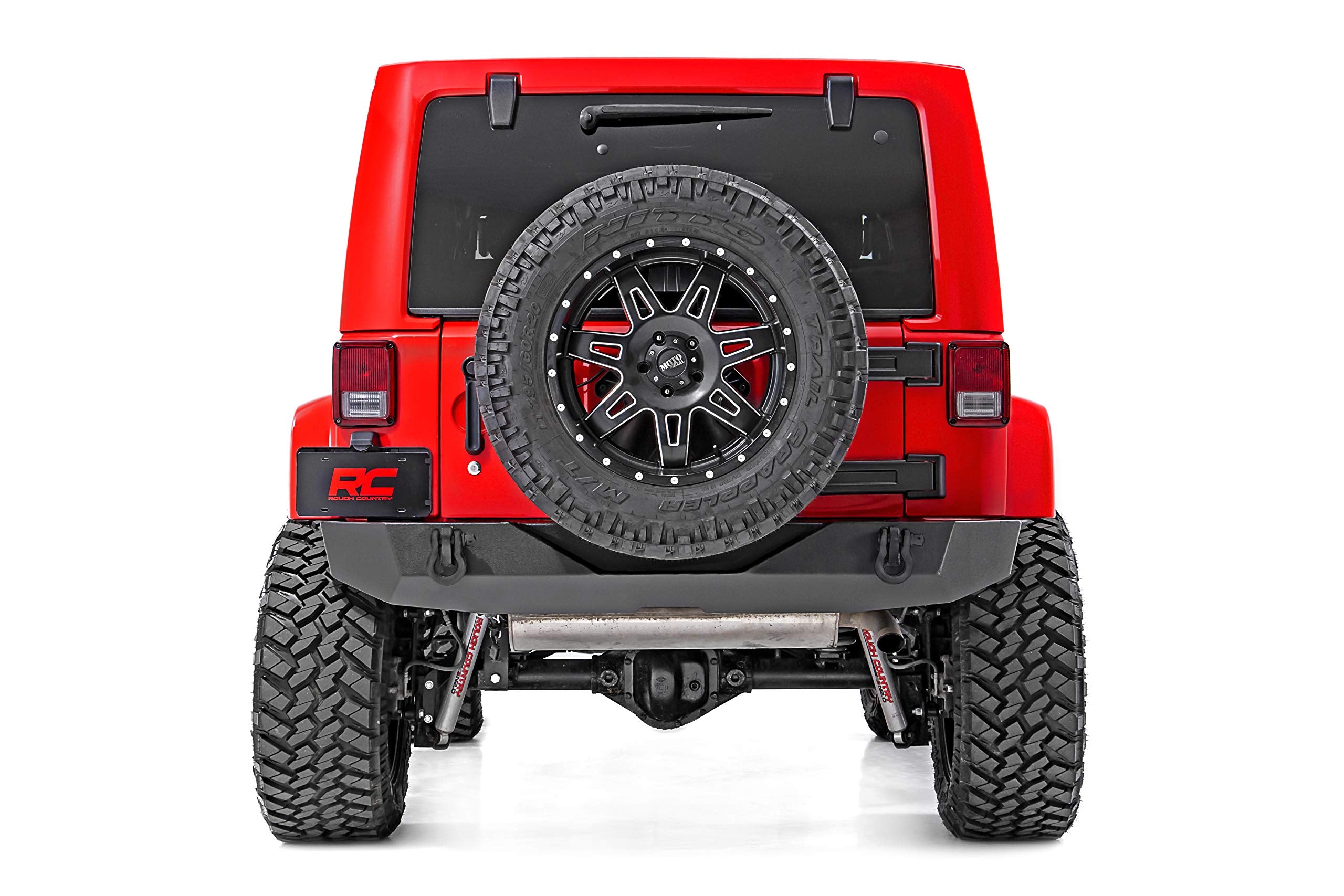 Rough Country Full Width Rear Bumper for 2007-2018 Jeep Wrangler JK - 10593A