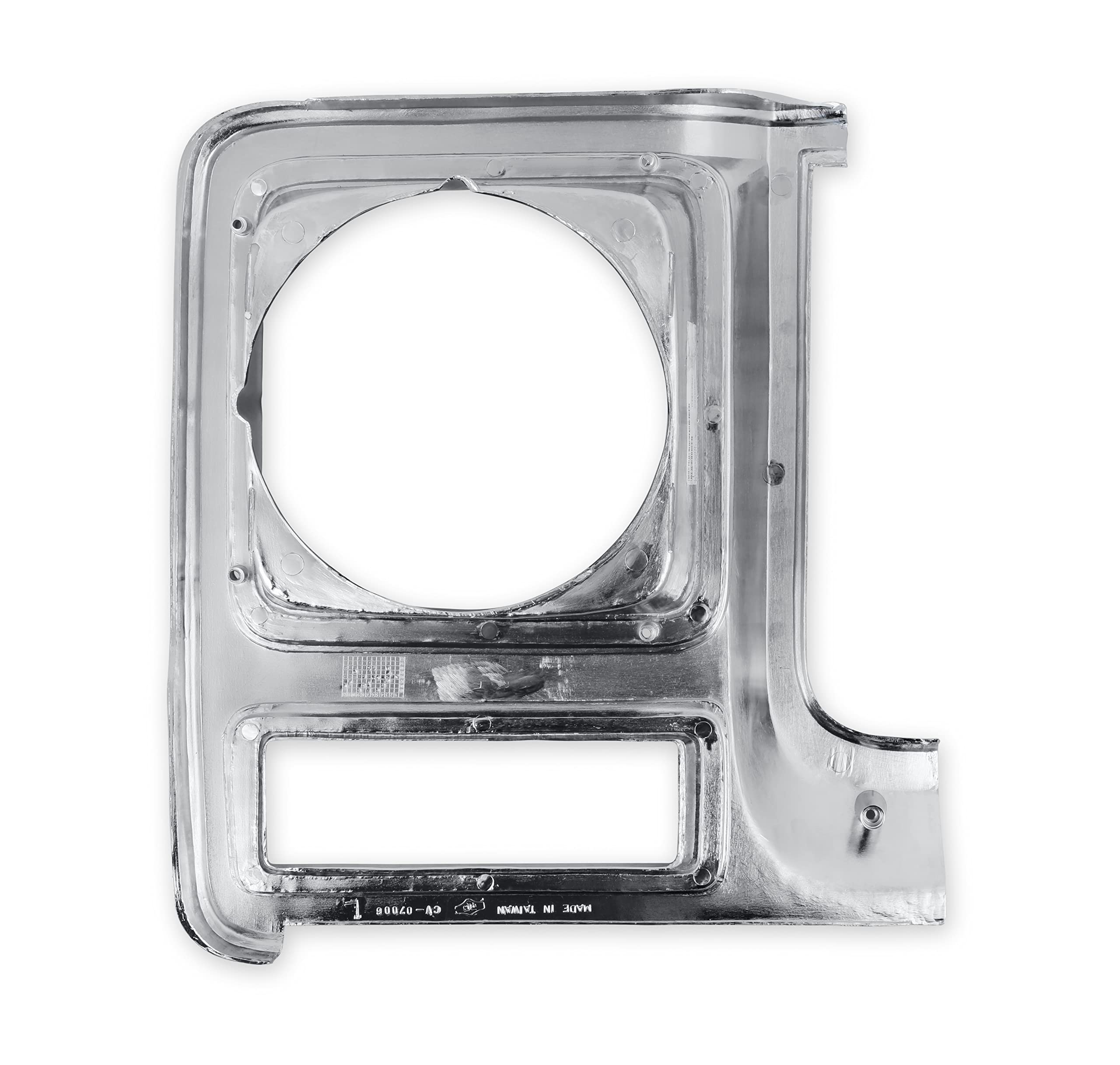 04-322 Brothers Trucks Headlight Bezel - Round Head Light - Left