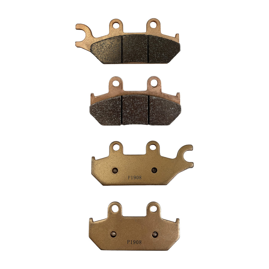 Demon Front Right Powersports Sintered Brake Pads for Can-Am/Yamaha, Viking/Maverick/Commander, Sintered Metallic Material For Better Grip, Reduced Brake Fade (See Fitment Details in Description)