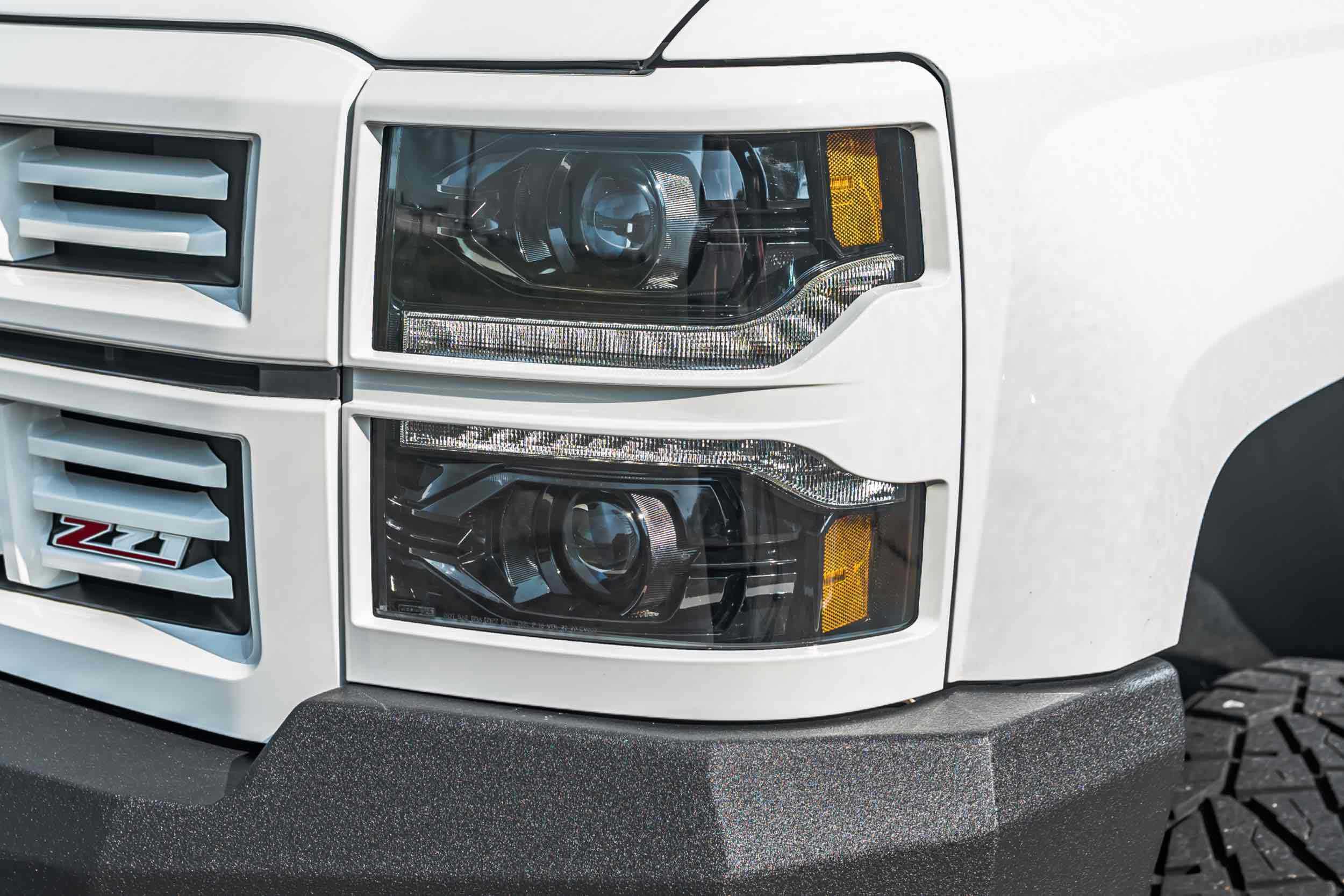 XB Headlight Grille Trim Bezels: LF543 Morimoto Lighting (Pair/Unfinished) LF543.B
