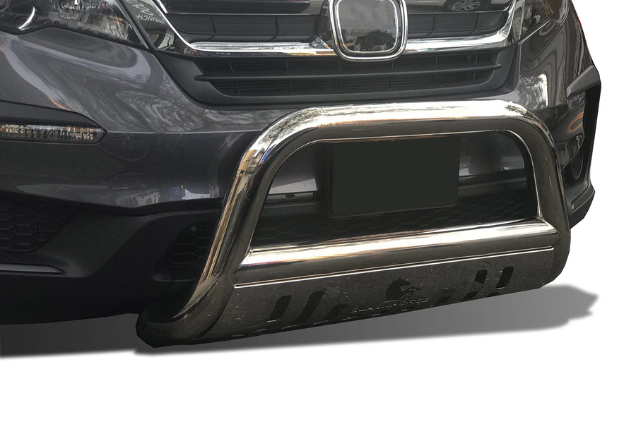 Bull Bar Black Horse Off Road Skid Plate Stainless Steel Compatible with 2014-2020 AcuraMDX|2018-2020 Honda Odyssey|2017-2022 Honda Passport|2016-2022 Honda Pilot|2017-2023 Honda Ridgeline-BB158107-SP