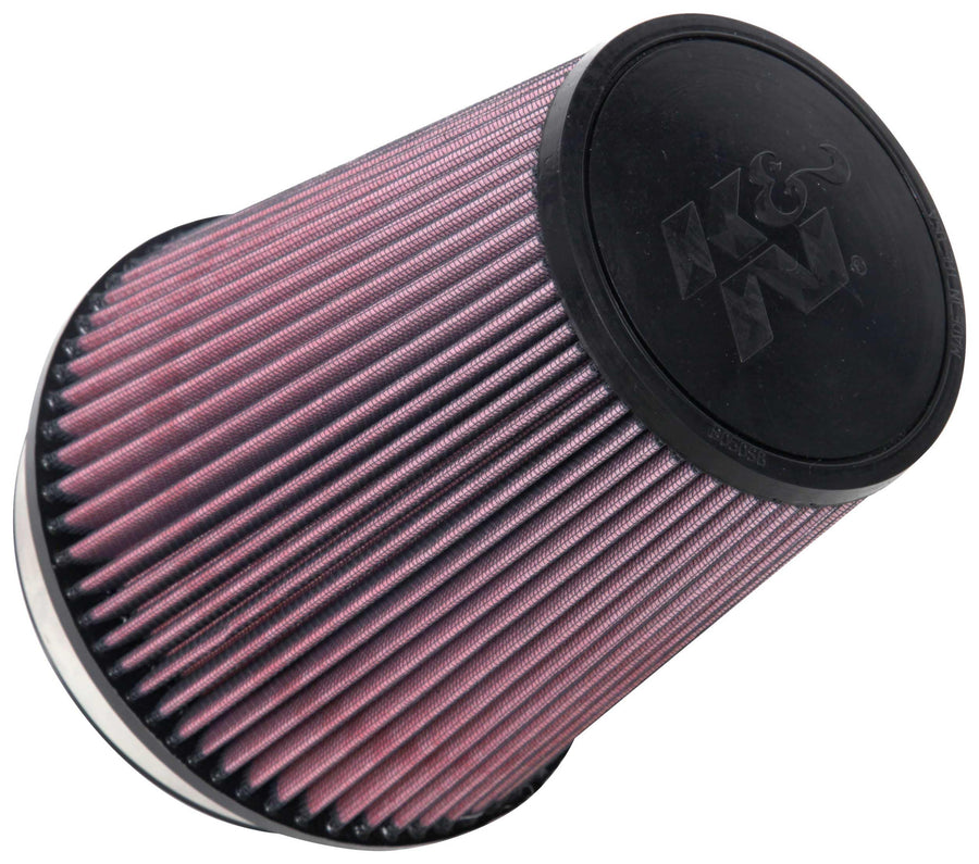 High-Flow K&N Original Lifetime Universal Clamp-On Air Filter: High Performance, Premium, Washable: Flange Diameter: 6 In, Filter Height: 8 In, Flange Length: 1 In, Shape: Round Tapered, RU-1020