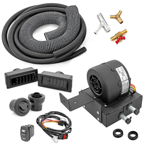 Rough Country UTV Heater Kit for Polaris Ranger XP 1000 (2017-2025) - 16,000 BTU Cab Heater with Fast Cabin Warm-Up & Defrost, Complete Install Kit, Factory-Like Fit