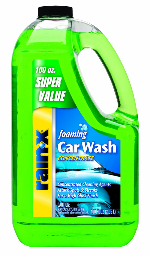 Foaming Rain-X Car Wash 5072084 - 100 fl oz. High-Foaming, Concentrated Formula For Greater Cleaning Action, Safely Lifting Dirt, Grime And Residues For An Exceptional Clean