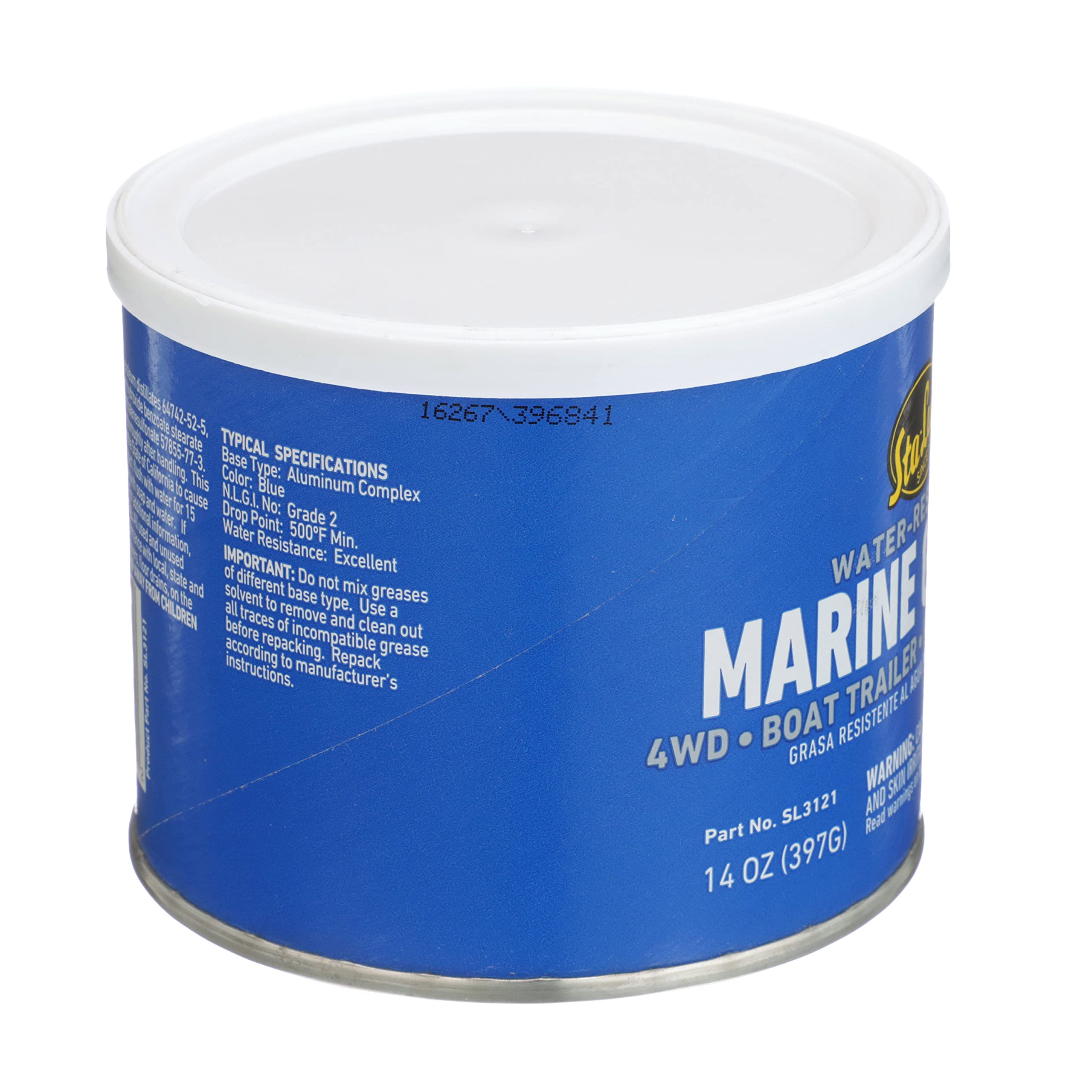 Water-Resistant Sta-Lube Marine Grease - 14 oz. Tub, Blue
