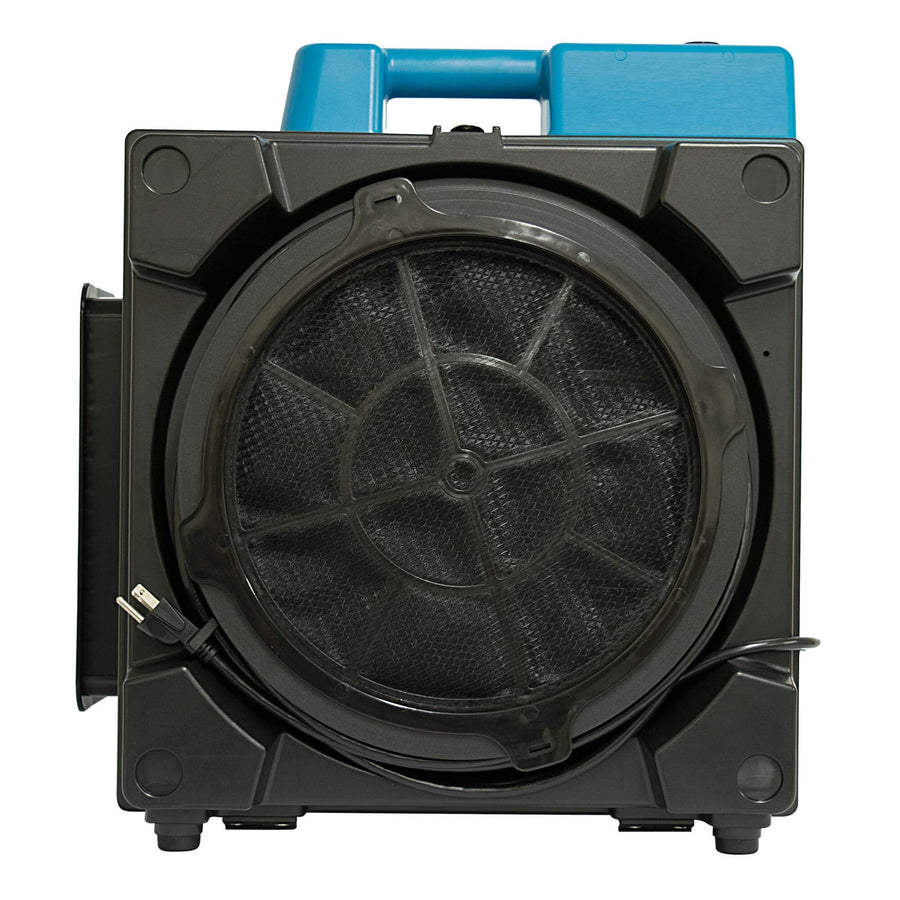 XPOWER Commercial Air Scrubber X-3580, Negative Air, 600 CFM, 4-Stage HEPA Filtration, 5-Speed, Filter Light, Energy Efficient, High ROI, Blue