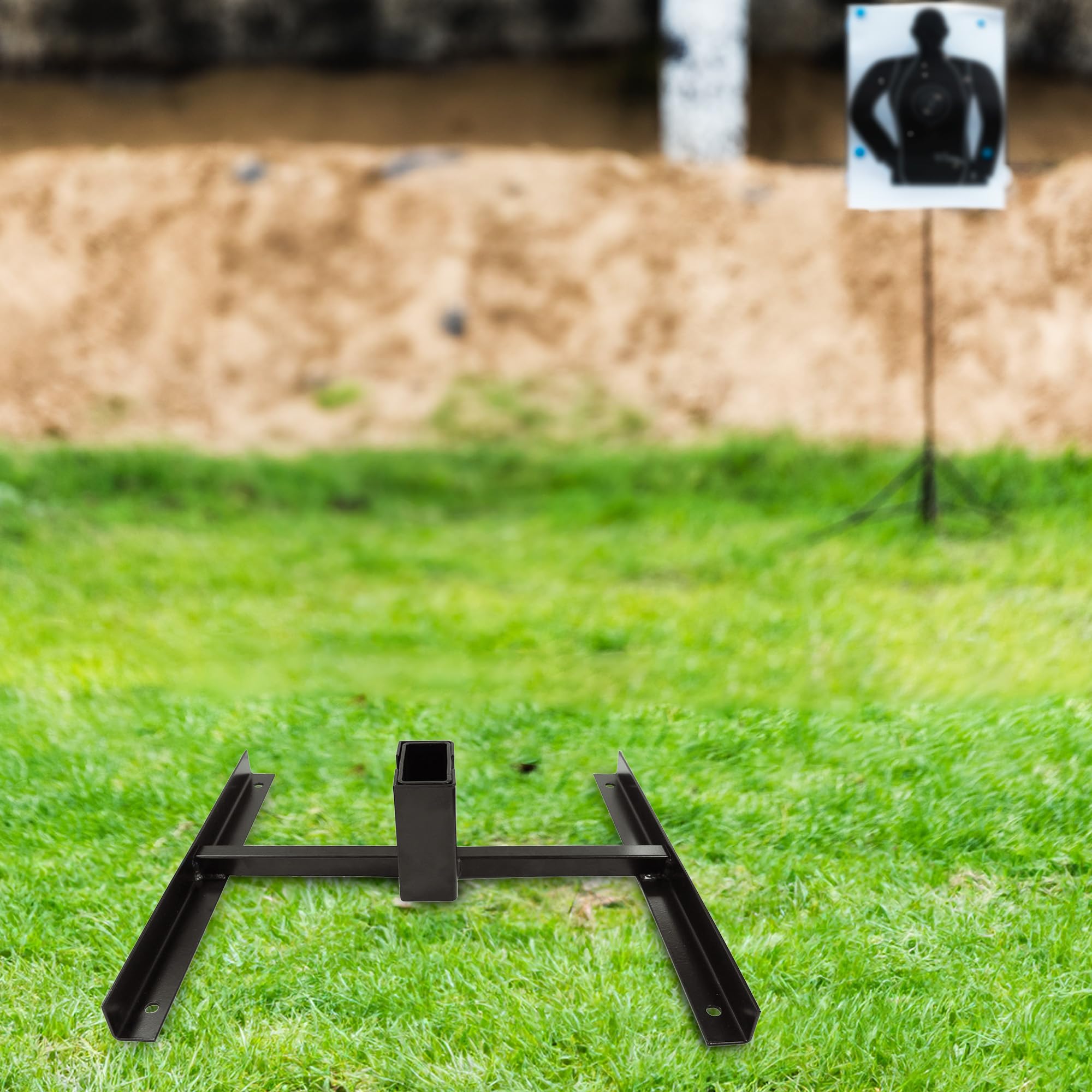 2x4 Birchwood Casey Nested Steel Shooting Target Stand for Hanging Gong Targets