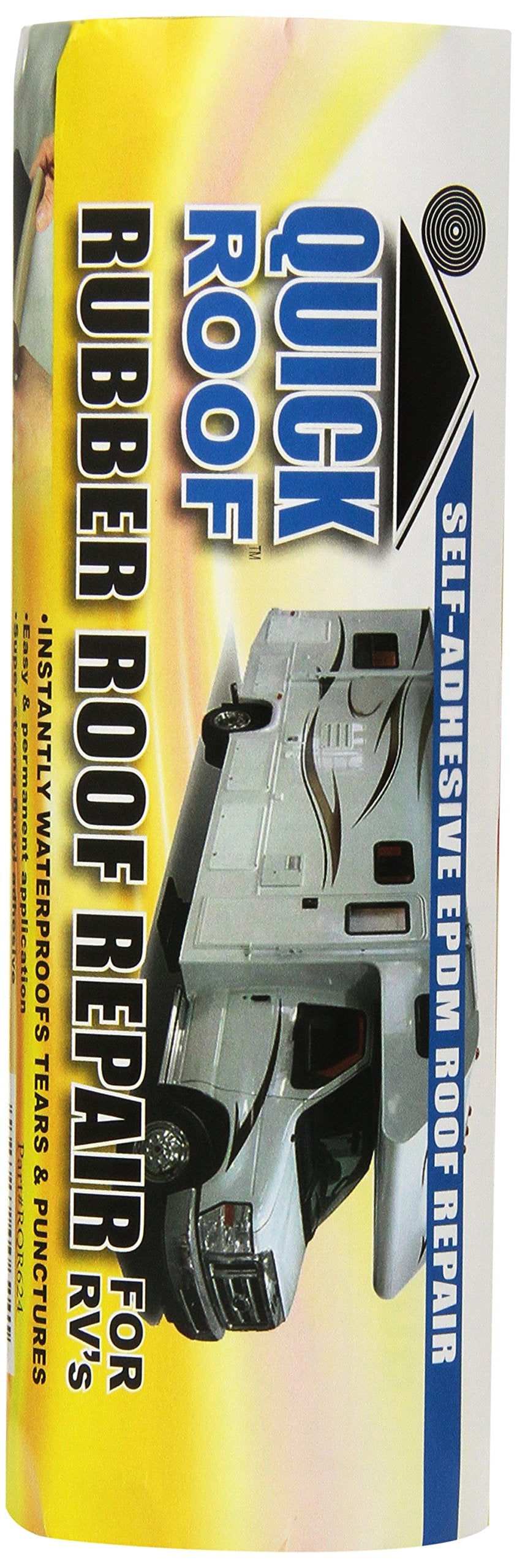 Rubber Cofair RQR624 6"X24" Quick Roof Patch Kit , Black
