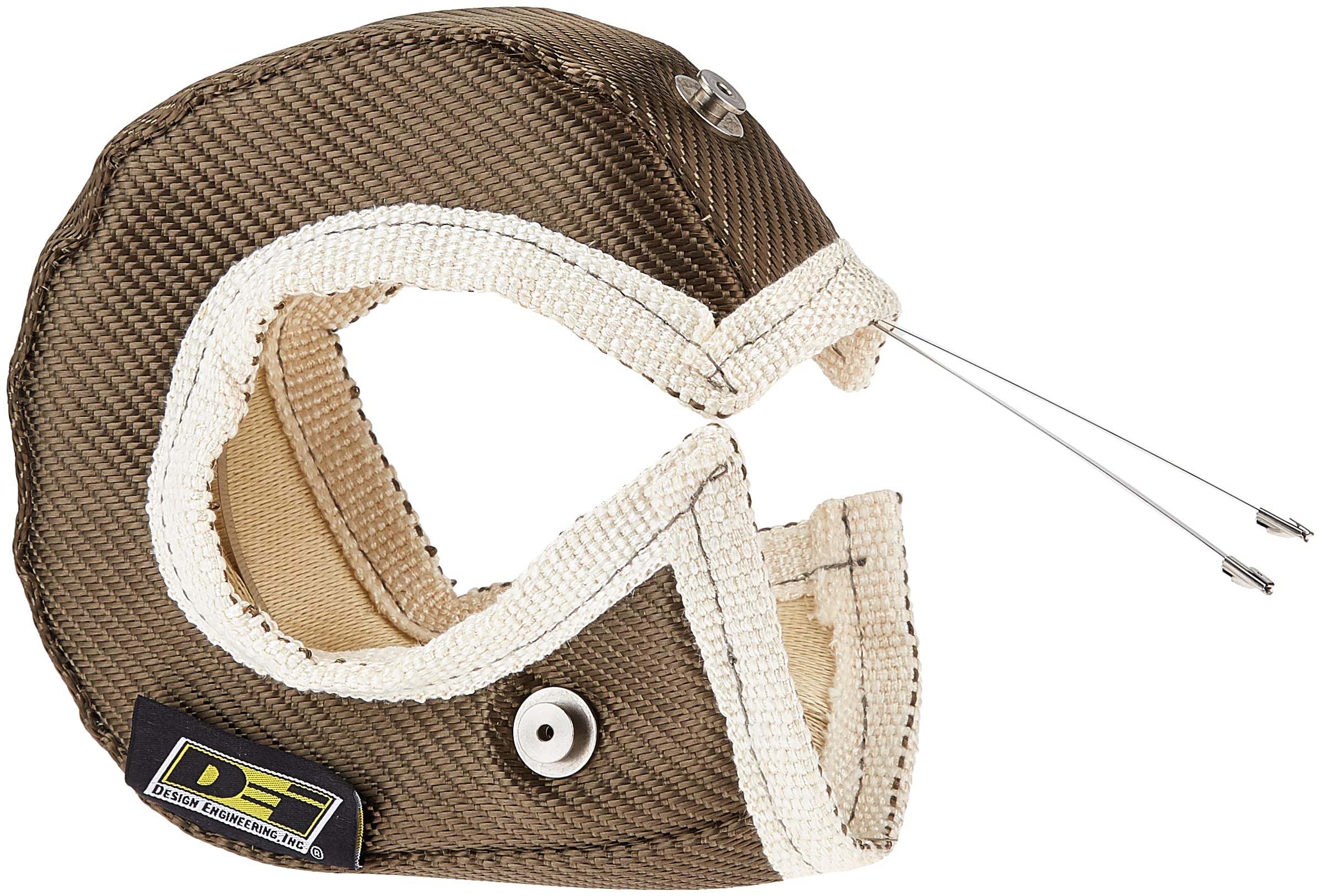 Turbo Shield Design Engineering Titanium™ | T3 Turbo Kit | 19" x 2.5" Heat Shield Turbocharger Blanket | Includes Exhaust Wrap, Locking Ties & Wire