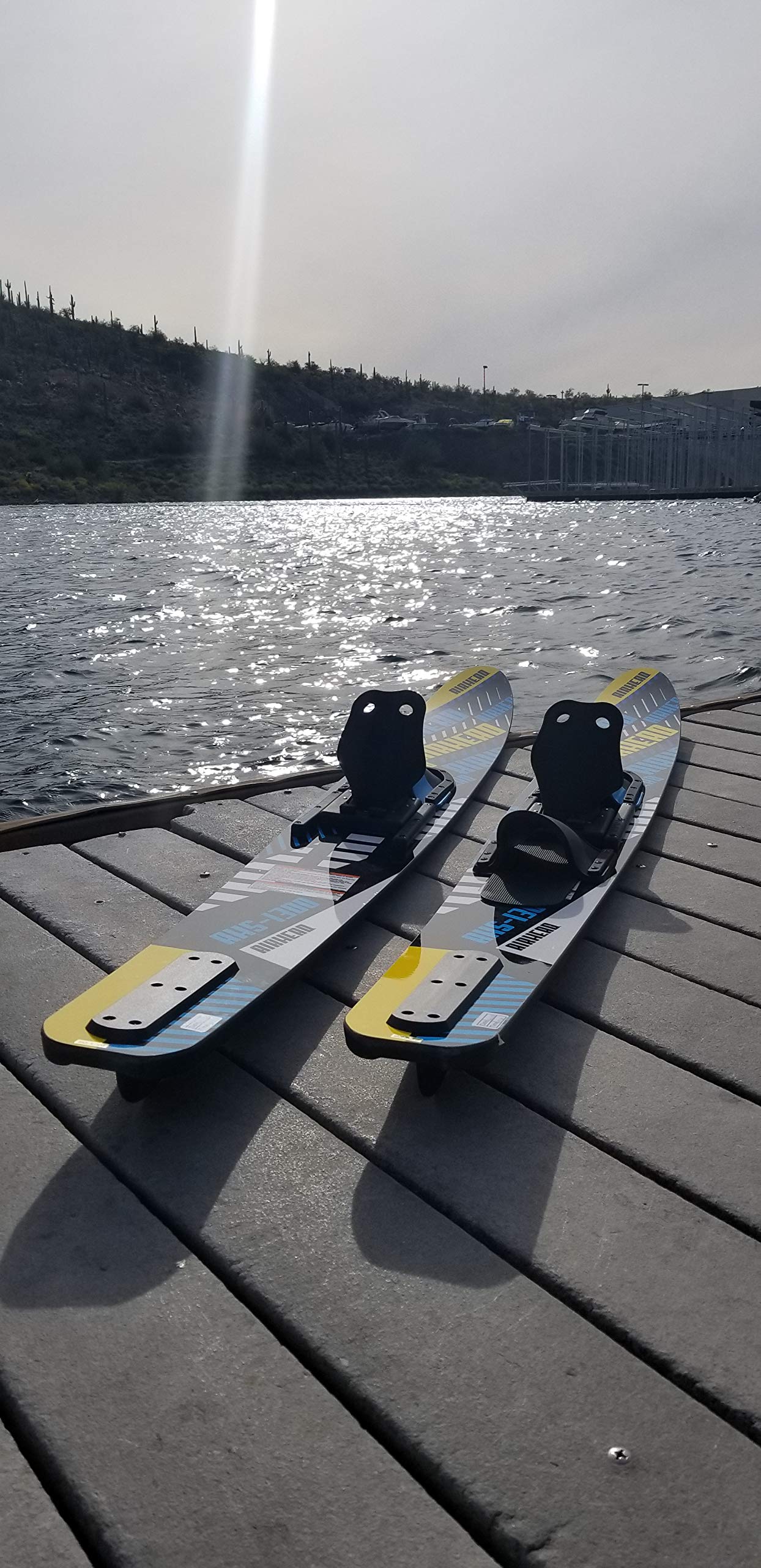 Combo AIRHEAD S-1300 Skis, 67", pair
