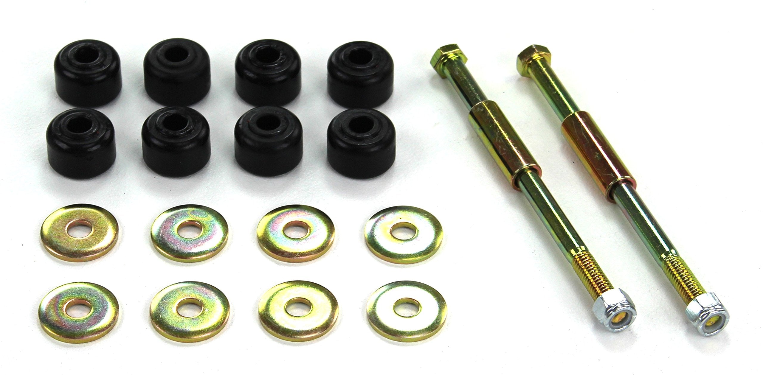 1965-1966 Scott Drake C5ZZ-5A486-K Sway Bar End Link Kit Black Polyurethane