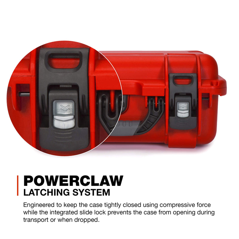 Waterproof Hard Case Nanuk 915 with Foam Insert for DJI Mavic Air 2 - Red
