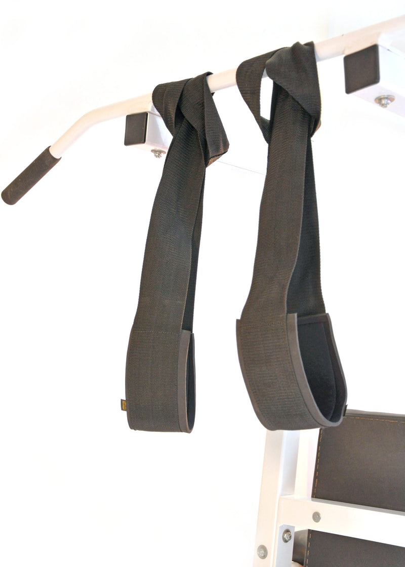 Hanging Abs Padded with Black Strap, Pair Stroops