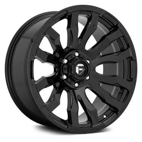 D675 Fuel Offroad BLITZ Black Wheel with Painted and TPMS Compatible (17 x 9. inches /5 x 71 mm, 1 mm Offset)