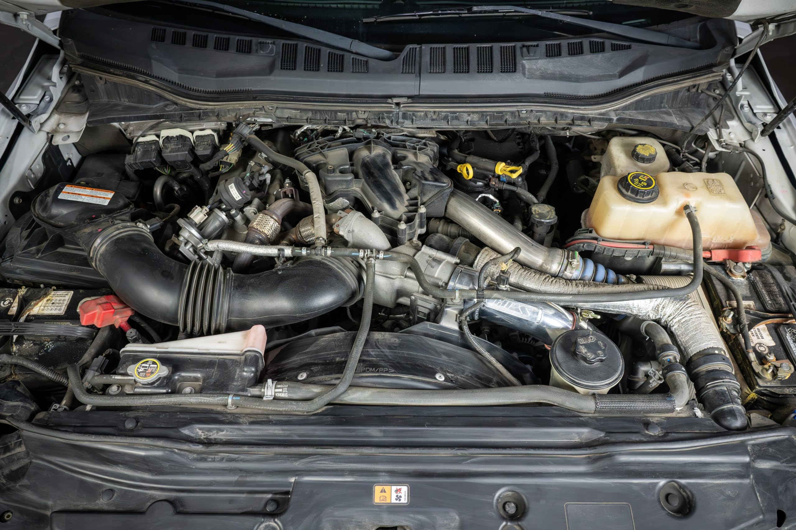 HPS Intercooler Charge Pipe Kit Cold Side Compatible for 2011-2016 Ford F250 F350 F450 F550 Superduty Powerstroke 6.7L Diesel Turbo, 17-154P