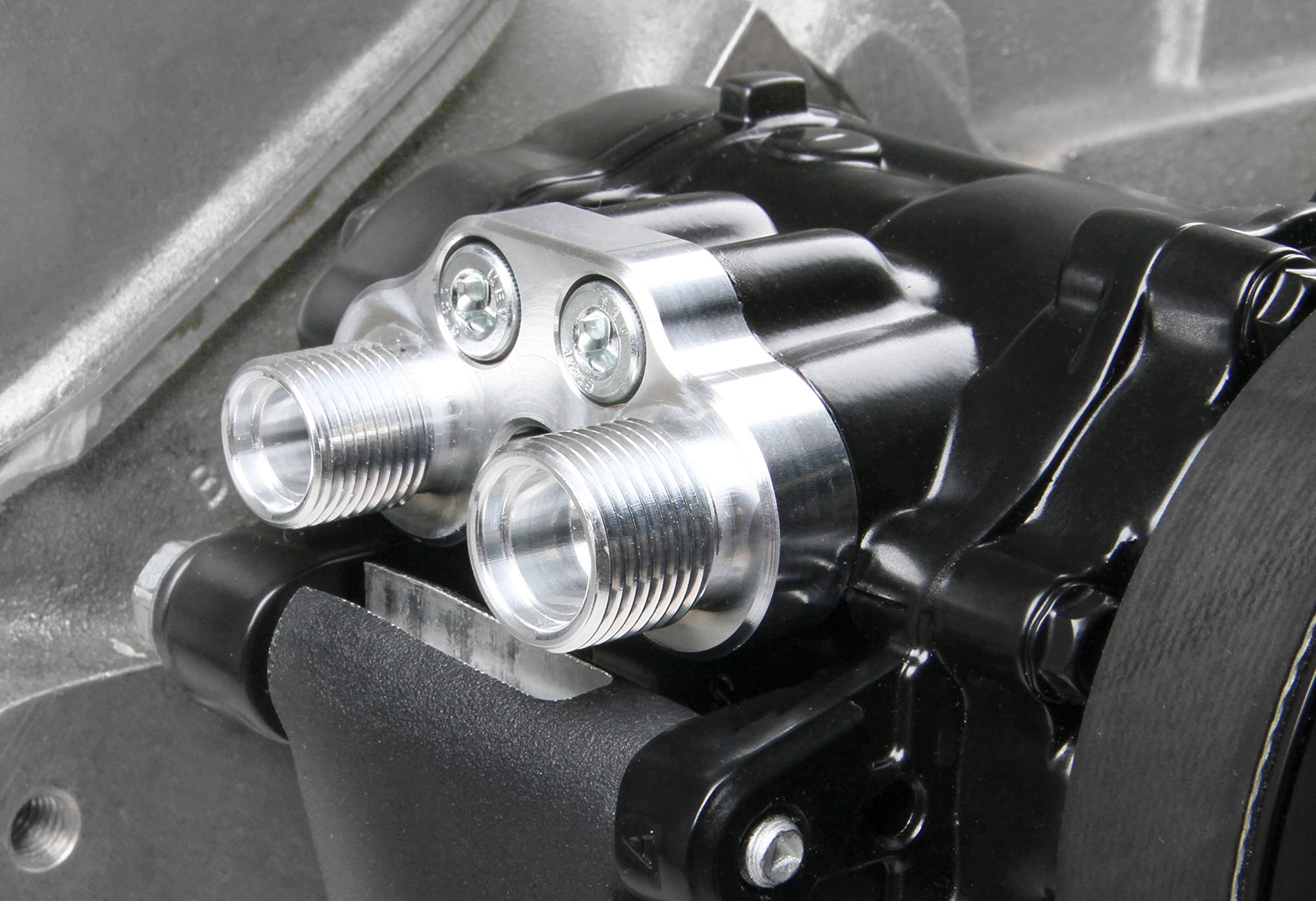 Holley 20-242BK Complete Accessory System Big Block Chevy Mid-Mount - Black Finish