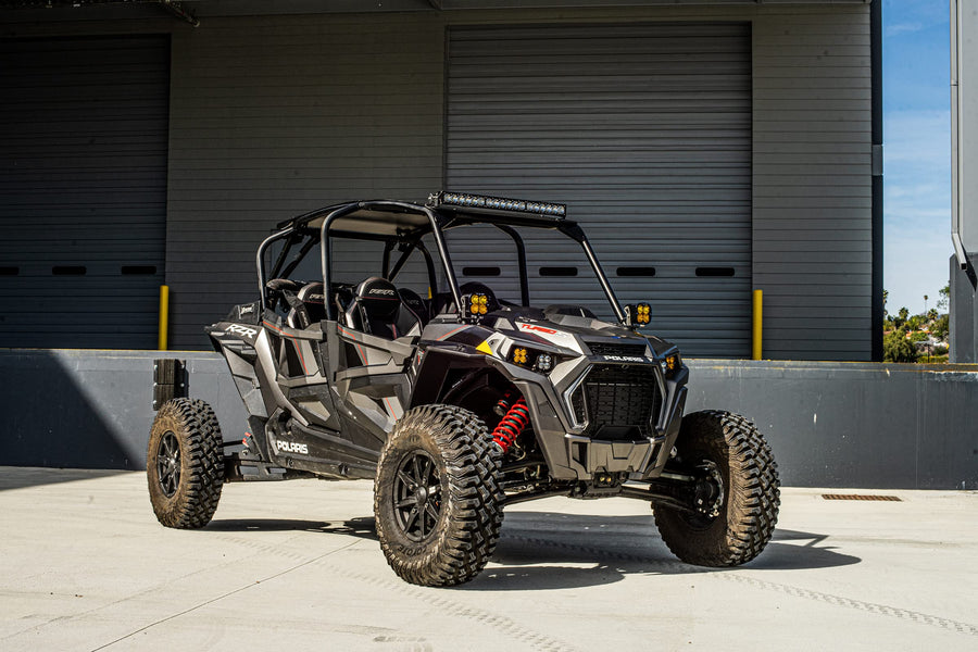 30-inch Baja DesignsS8 Roof LED Light Mount Bar Kit for Polaris RZR Turbo/S, RZR 900, RZR XP 1000 (Driving/Combo, Clear)