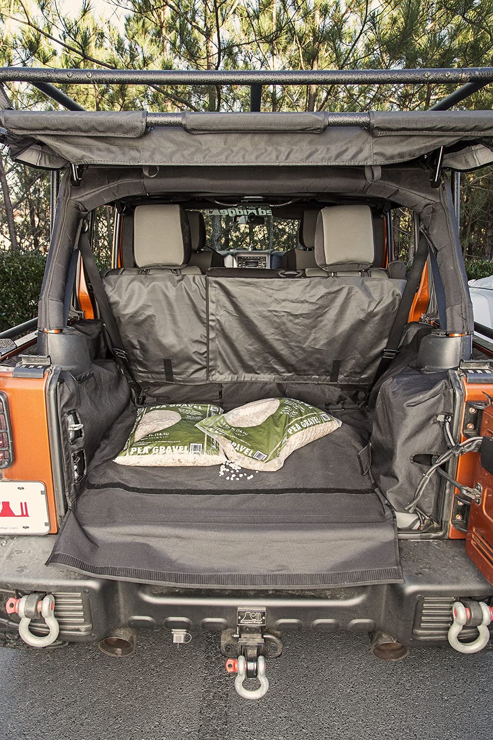 C3 Cargo Cover, Subwoofer | Rugged Ridge | 13260.02 | Fits 2007-2014 Jeep Wrangler JKU 4-Door